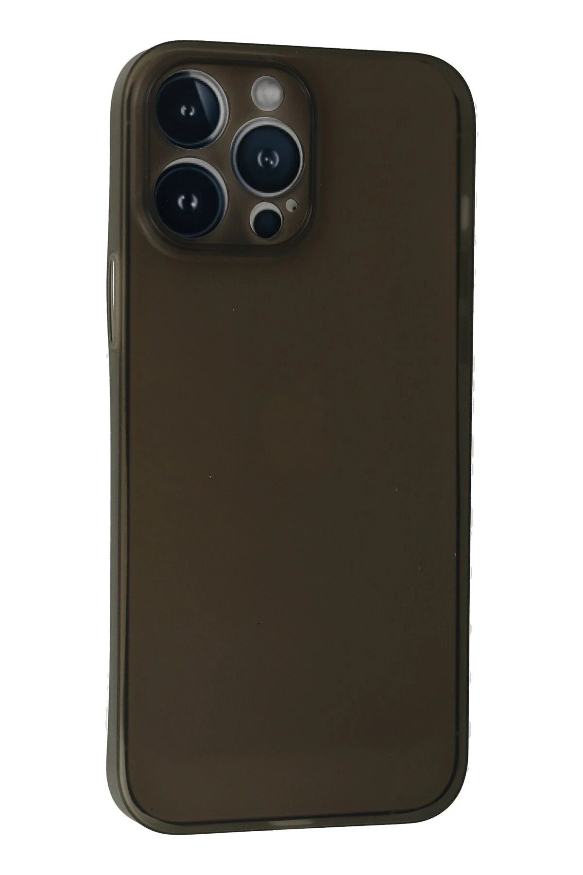 NewFace iPhone 13 Pro Max Kılıf PP Ultra İnce Kapak - Gri WLZOR