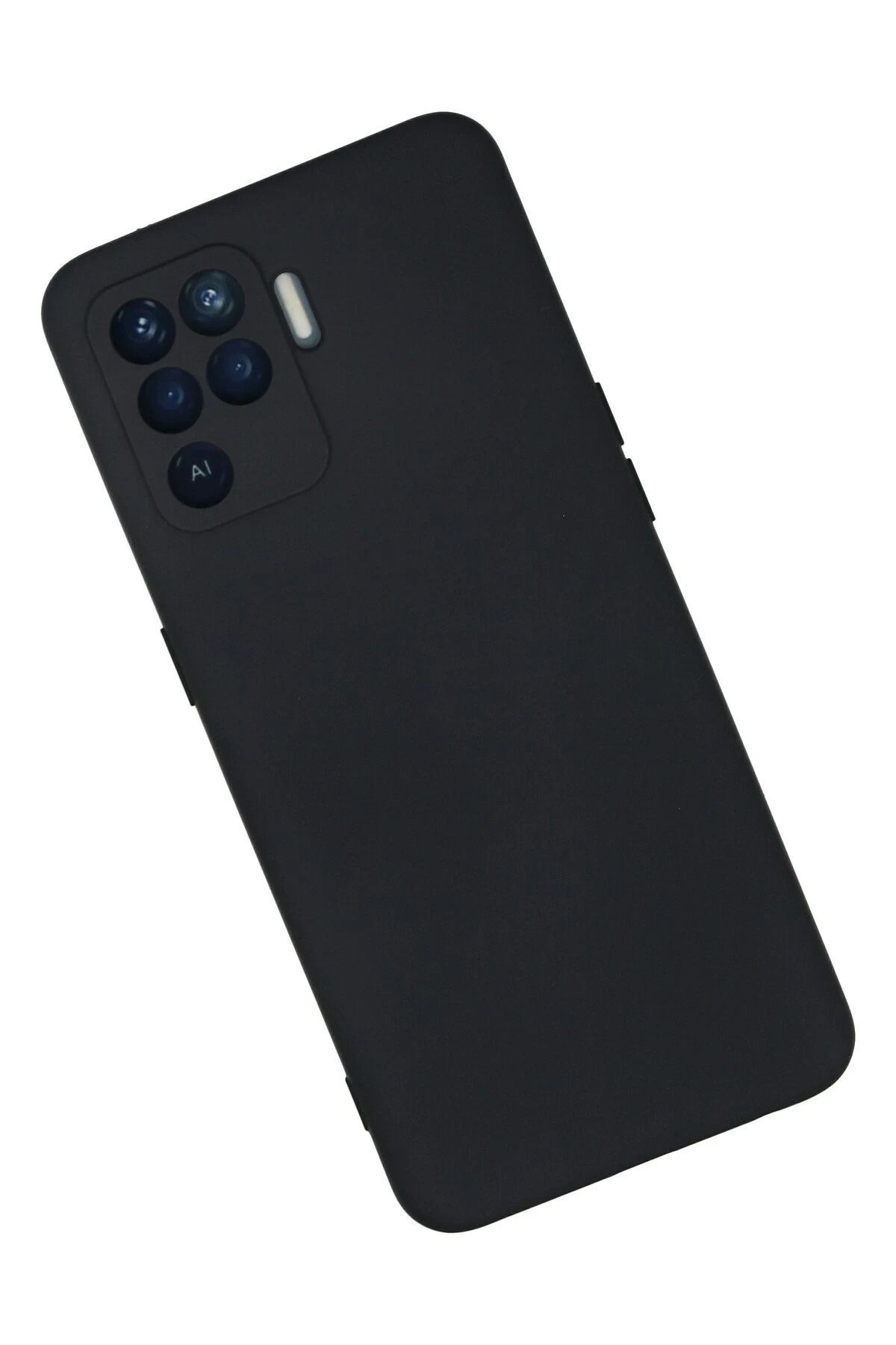 NewFace Reno 5 Lite uyumlu Nano içi Kadife Silikon - Lacivert WLZOR