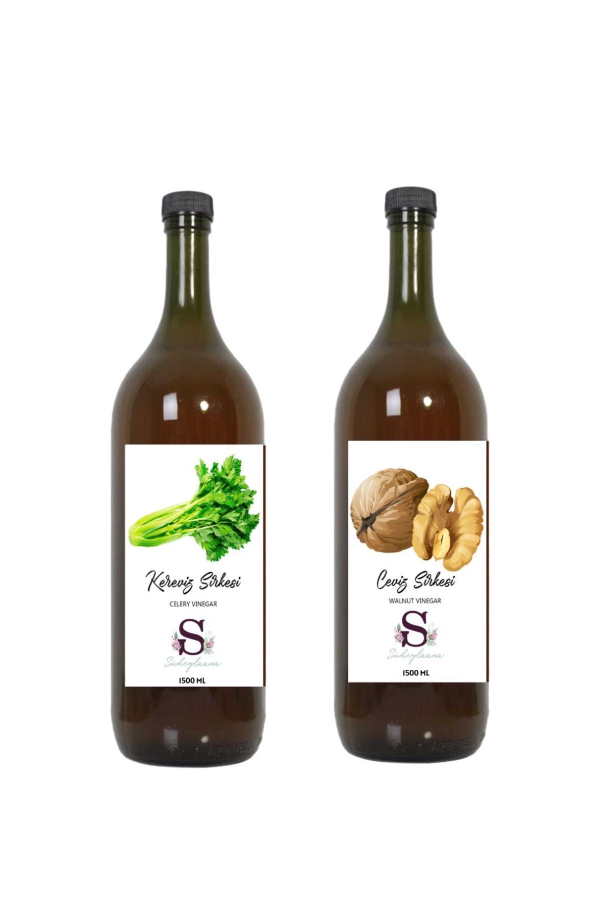 Süheylaana Doğal Kereviz Sirkesi 1500 Ml - Doğal Ceviz Sirkesi 1500 Ml