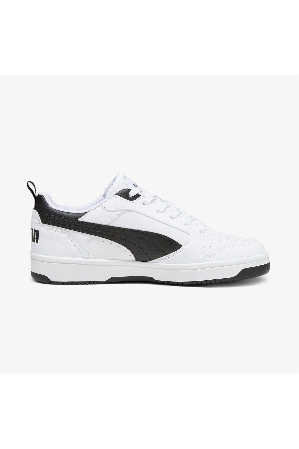Puma 392328 04 Rebound V6 Low Beyaz-Siyah-Beyaz Kadın Spor Ayakka