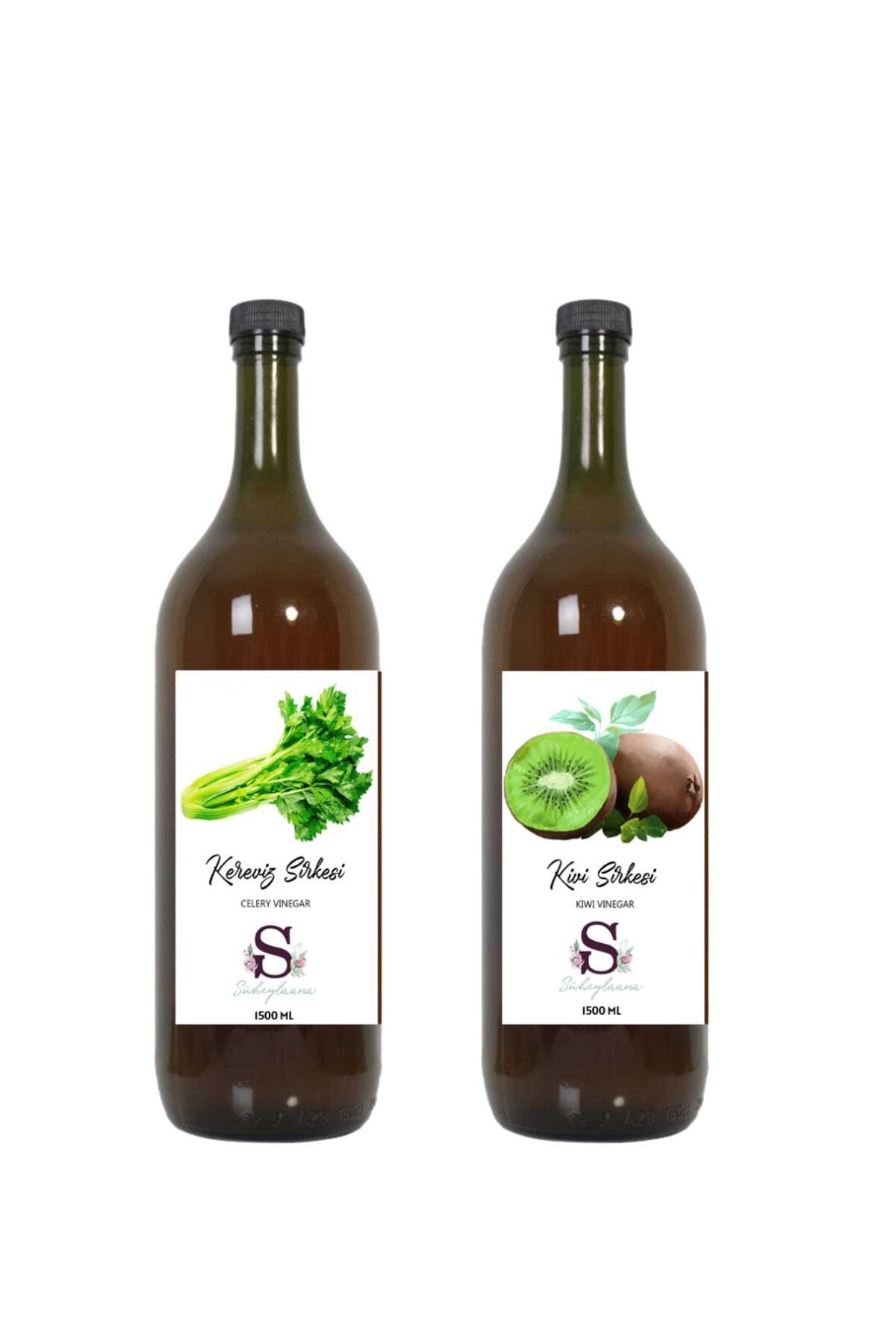 Süheylaana Doğal Kereviz Sirkesi 1500 Ml - Doğal Kivi Sirkesi 1500 Ml