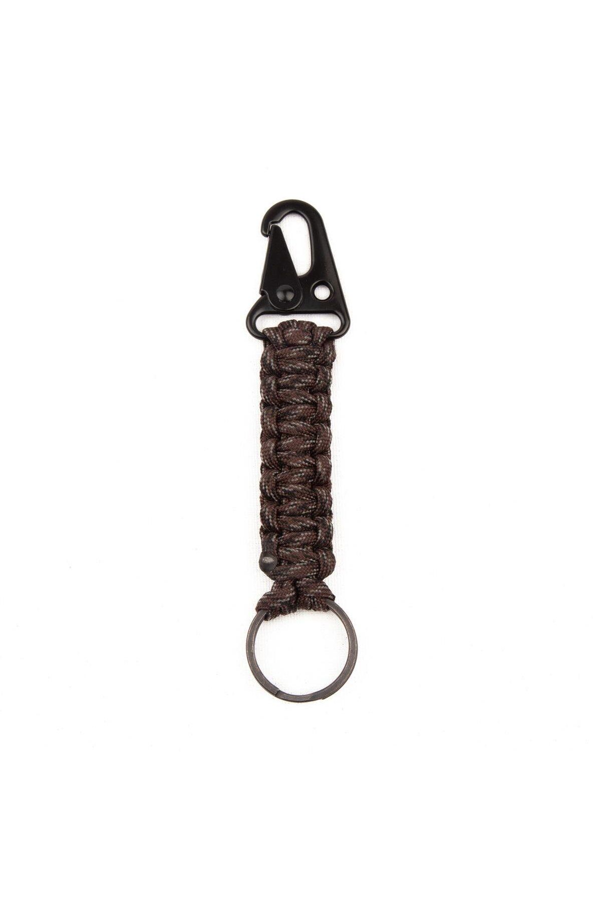 Aygır Askeri Karabinalı Paracord Anahtarlık ve Çanta Askısı - Pöh Kamuflaj