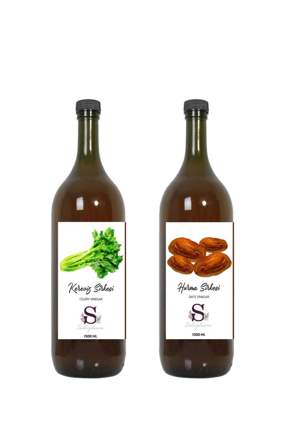 Süheylaana Doğal Kereviz Sirkesi 1500 Ml - Doğal Hurma Sirkesi 1500 Ml