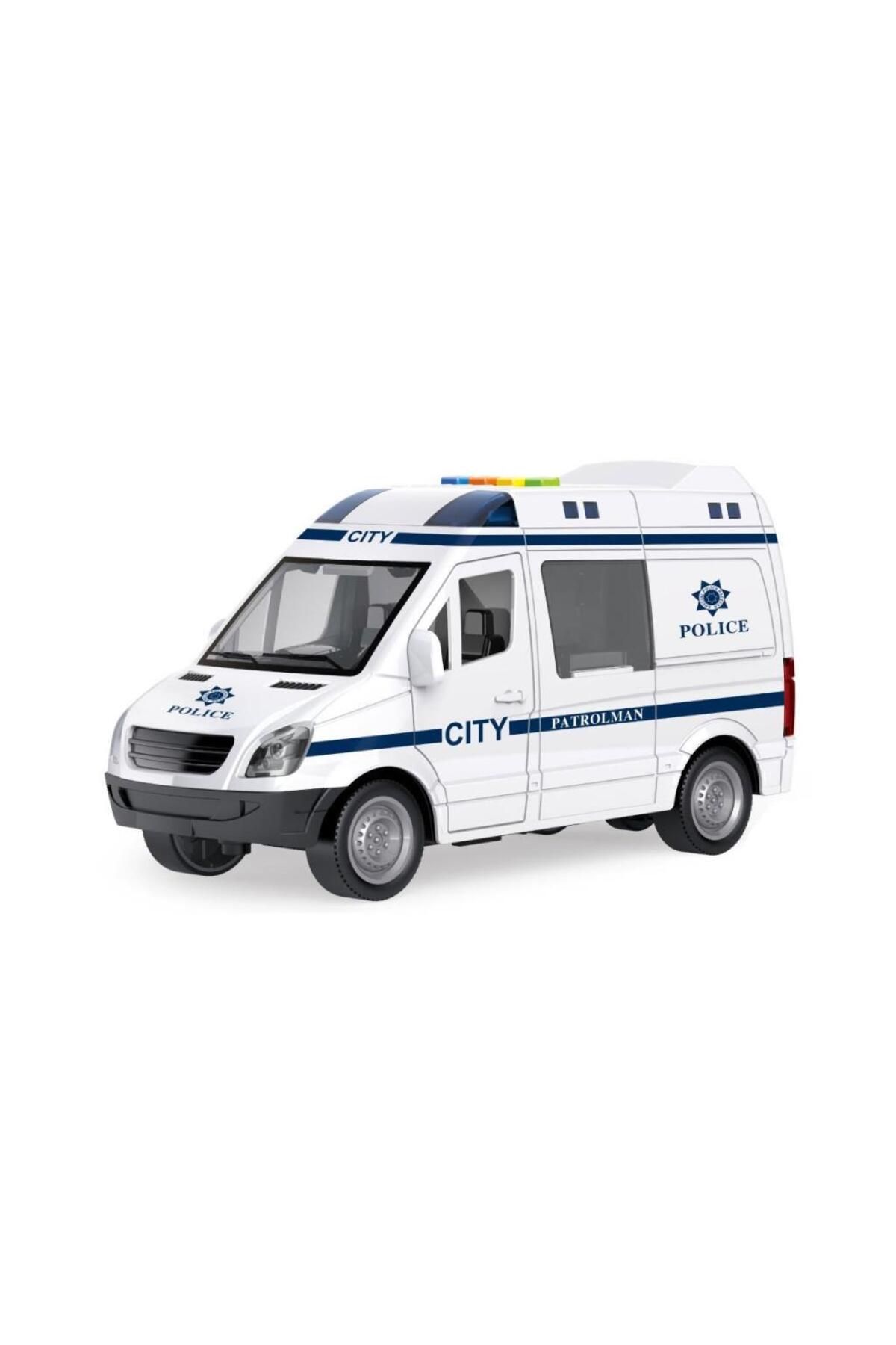 MR RZN STORE WY590E-F1:16SürtmeliSesliIşıklıAmbulans/PolisArabası