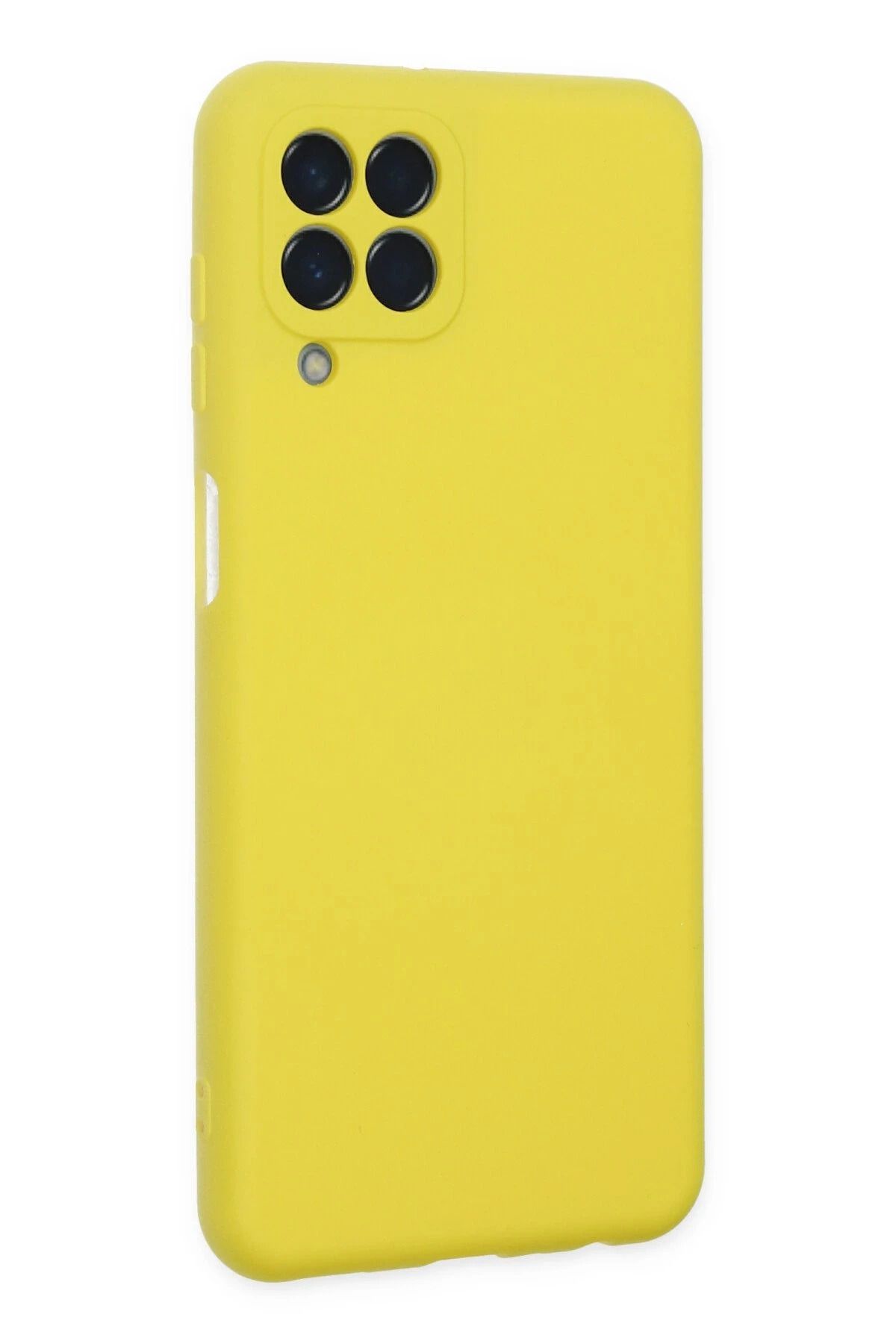 NewFace Galaxy M33 Uyumlu Kılıf Nano içi Kadife Silikon - Sarı WLZOR