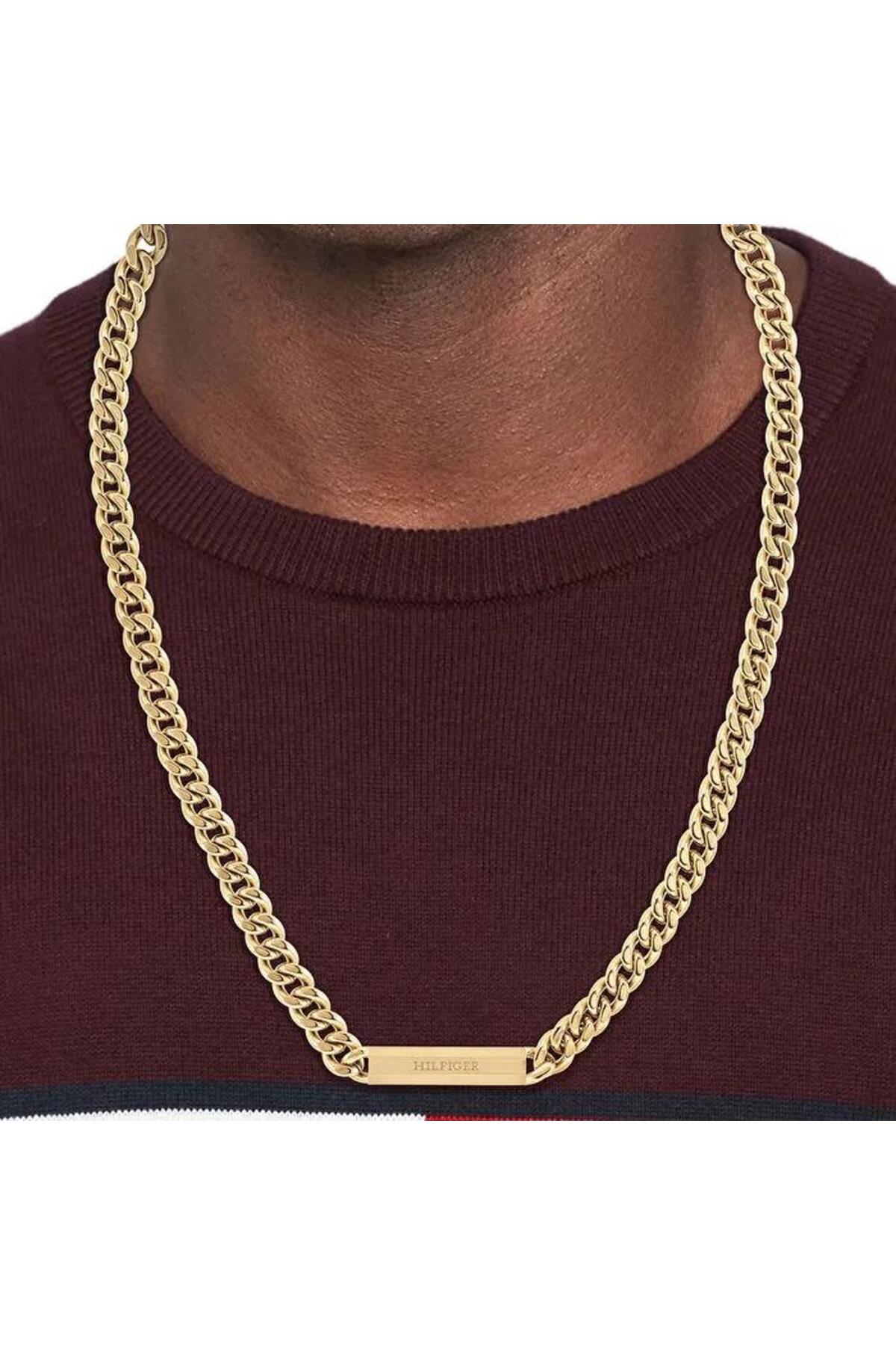 گردنبند استیل مردانه | تامی هیلفیگر Tommy Hilfiger THJ2790578 - تصویر 2