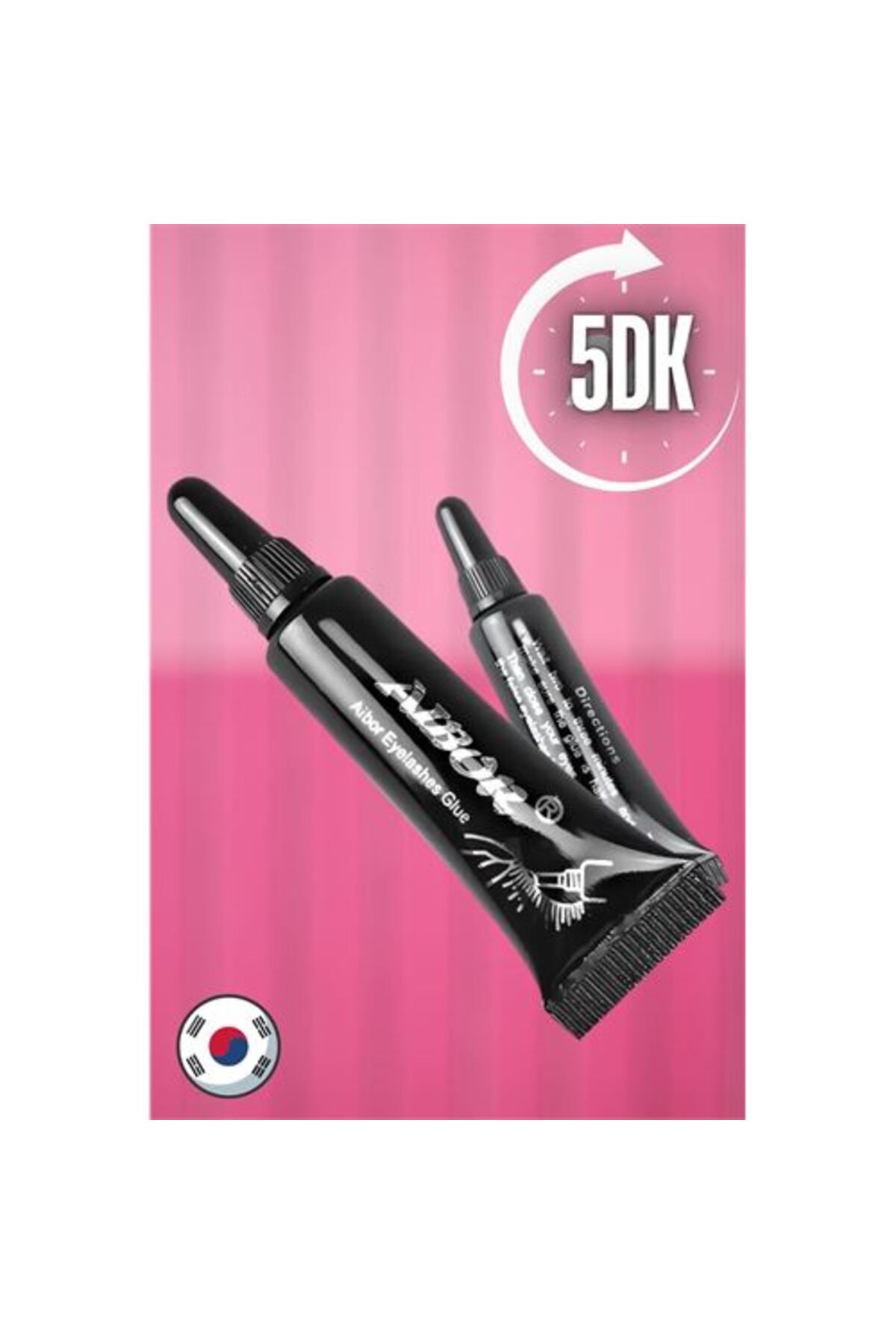 Toptan Bulurum Kirpik Yapıştırıcı SİYAH 5 dk da Hızlı Kirpik Yapıştırıcı AIBOR