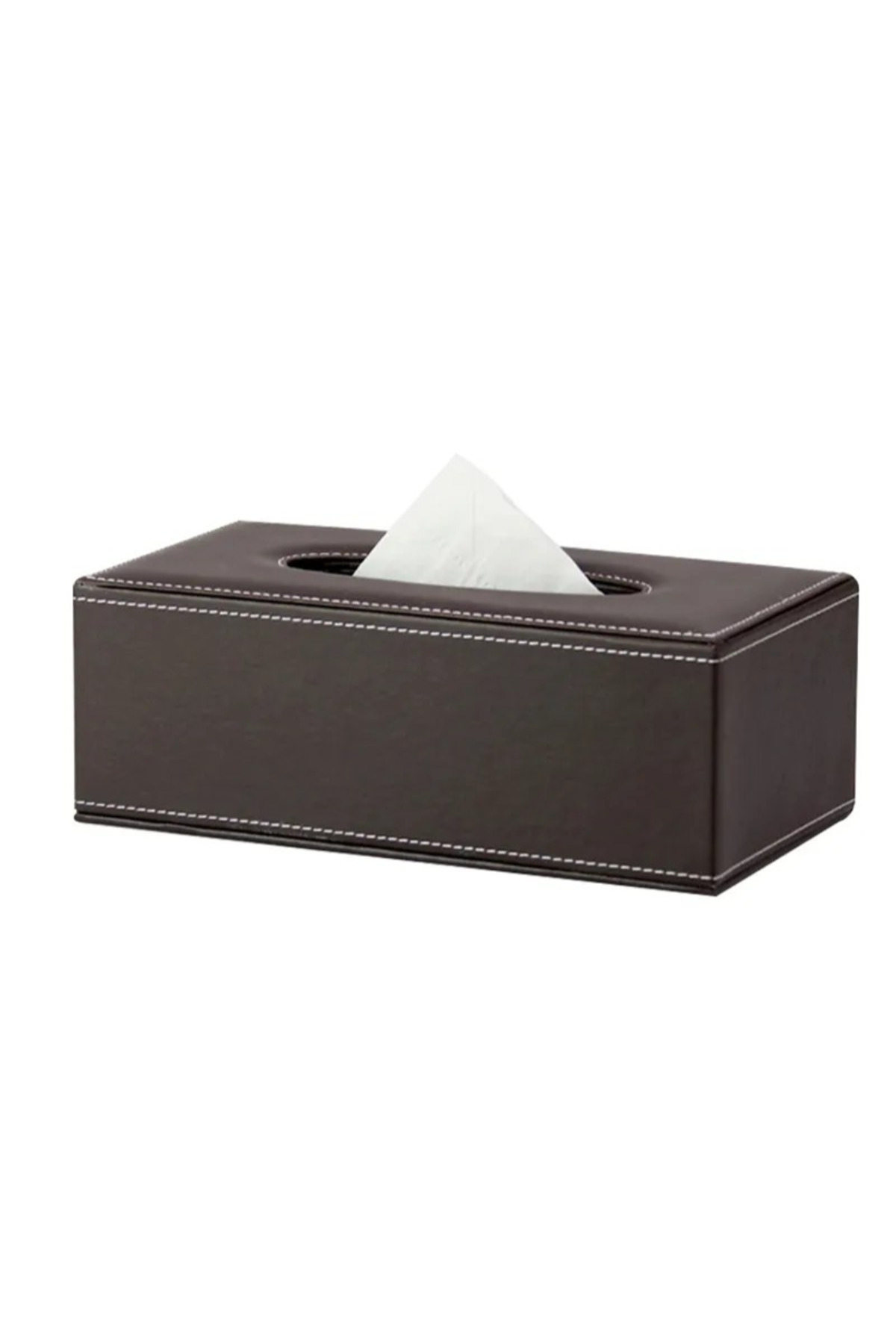 ABYZ-Napkin Box, Eco-leather, Dimensions 24x12x8.5cm, Color Brown ™ 6