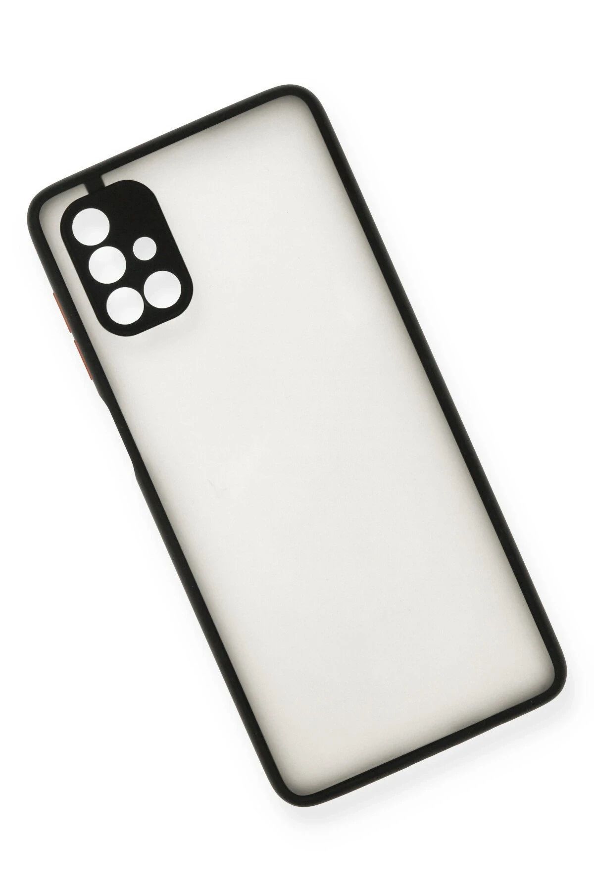 NewFace Samsung Galaxy M51 Kılıf Montreal Silikon Kapak - Siyah FLKRY