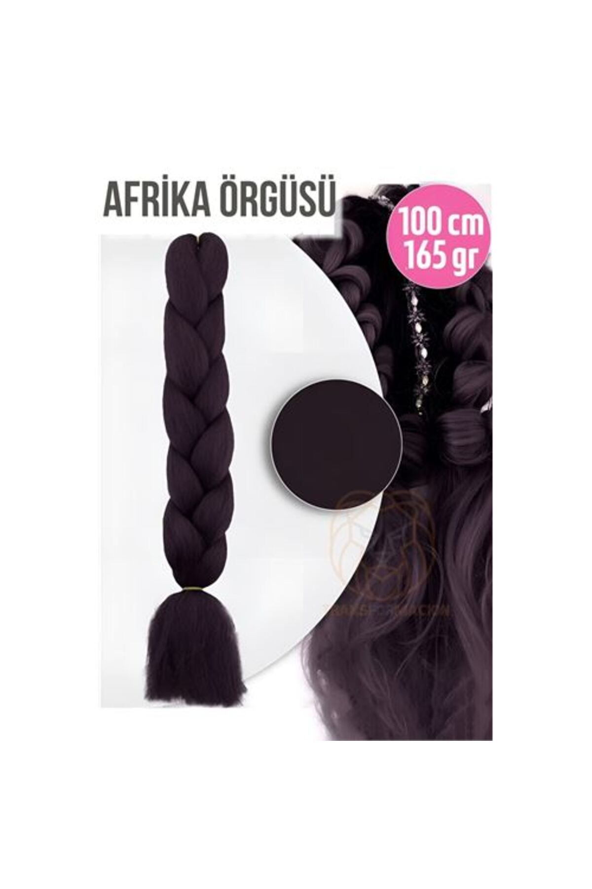 NEZADE STORE Afrika Örügüsü Rasta 100 Cm 165 Gr 1092 Kahve