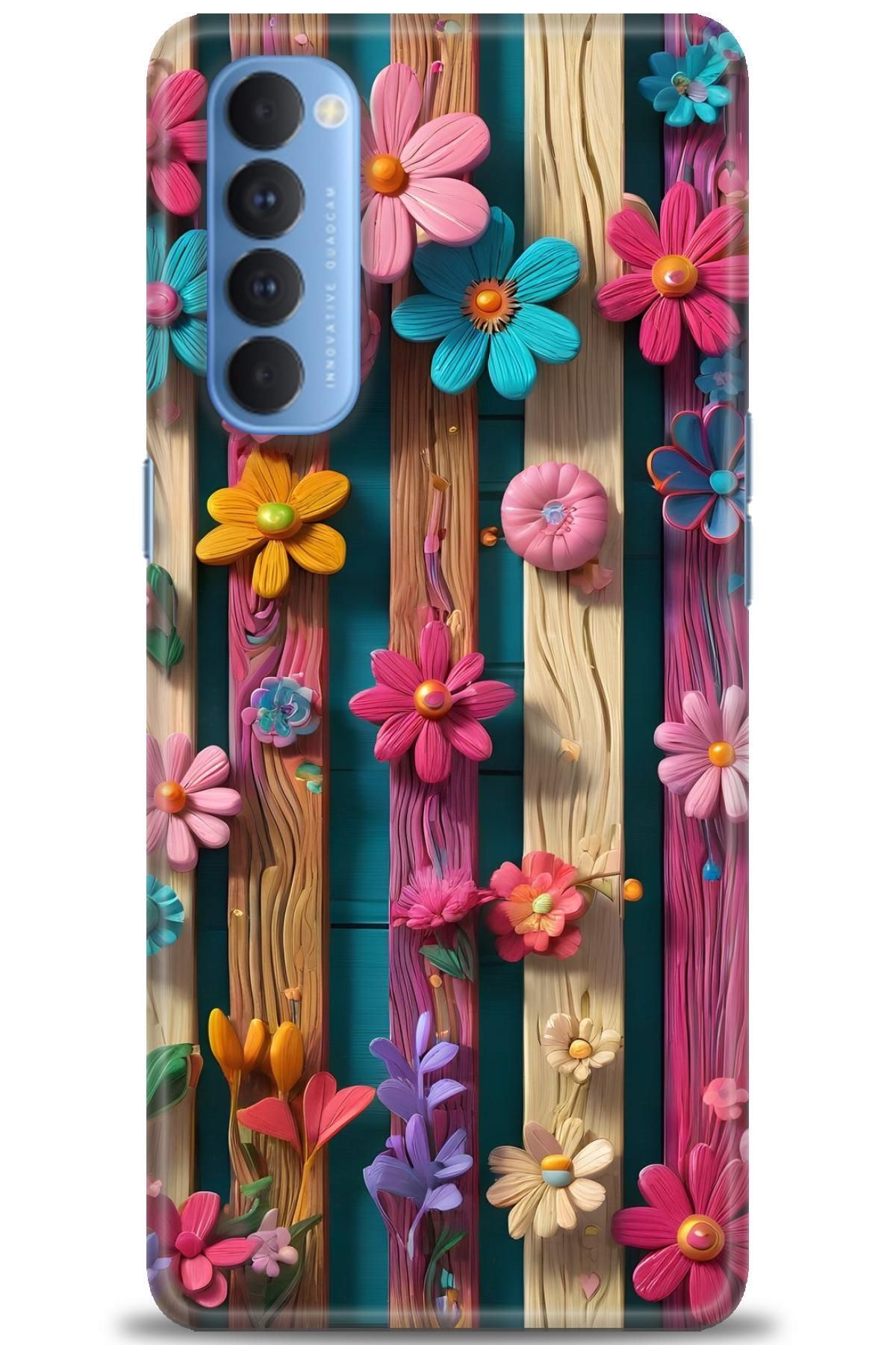 OPPO Reno 4 Pro İle Uyumlu HD Baskılı Desenli Silikon Kılıf - 2004