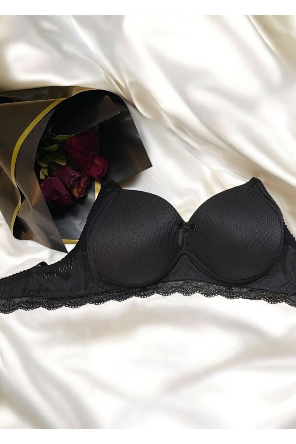 Lotiva Wear Dantel Detaylı Büyük Beden Toparlayıcı Sütyen