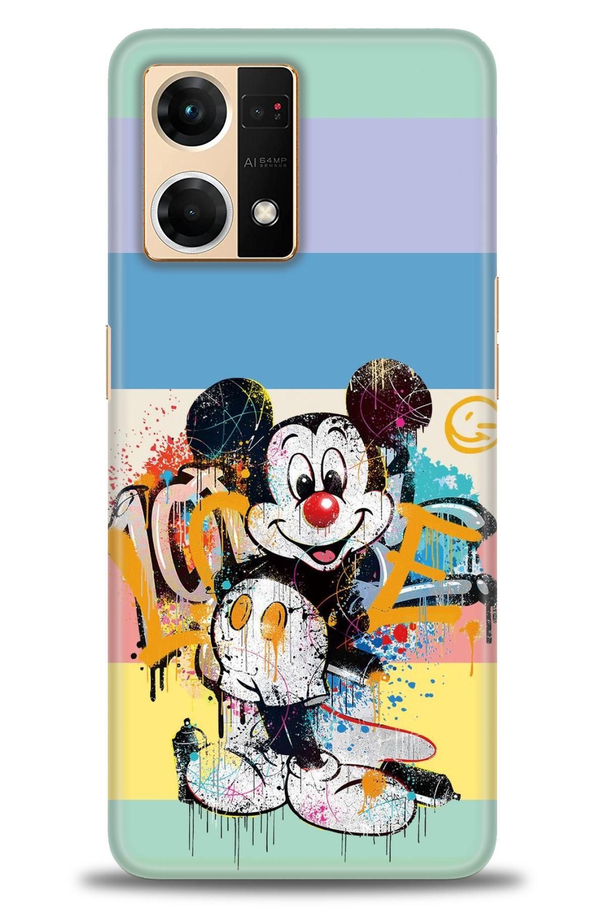 OPPO Reno 7 İle Uyumlu HD Baskılı Silikon Kılıf / ÖzelSeri Oppo - 2005