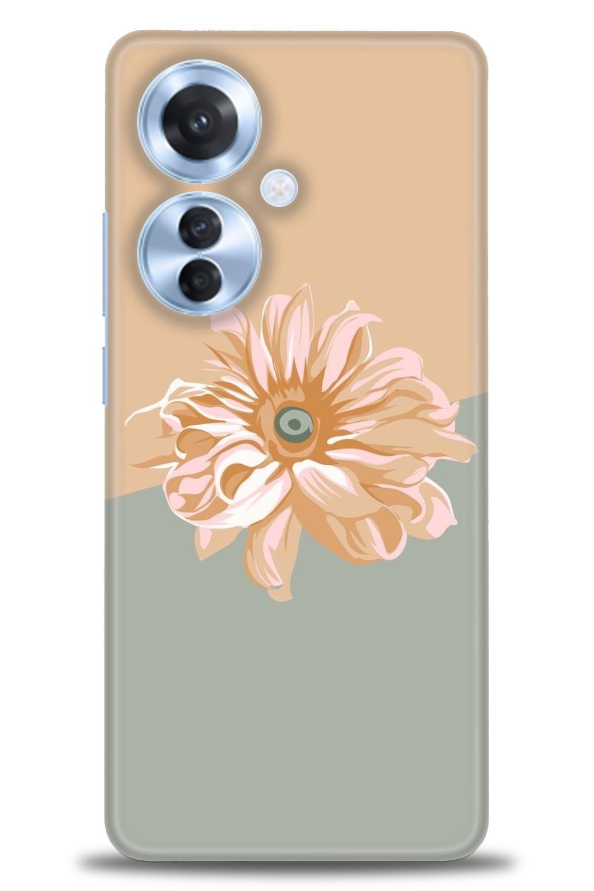 OPPO Reno 11F İle Uyumlu HD Baskılı Desenli Silikon Kılıf - 2487