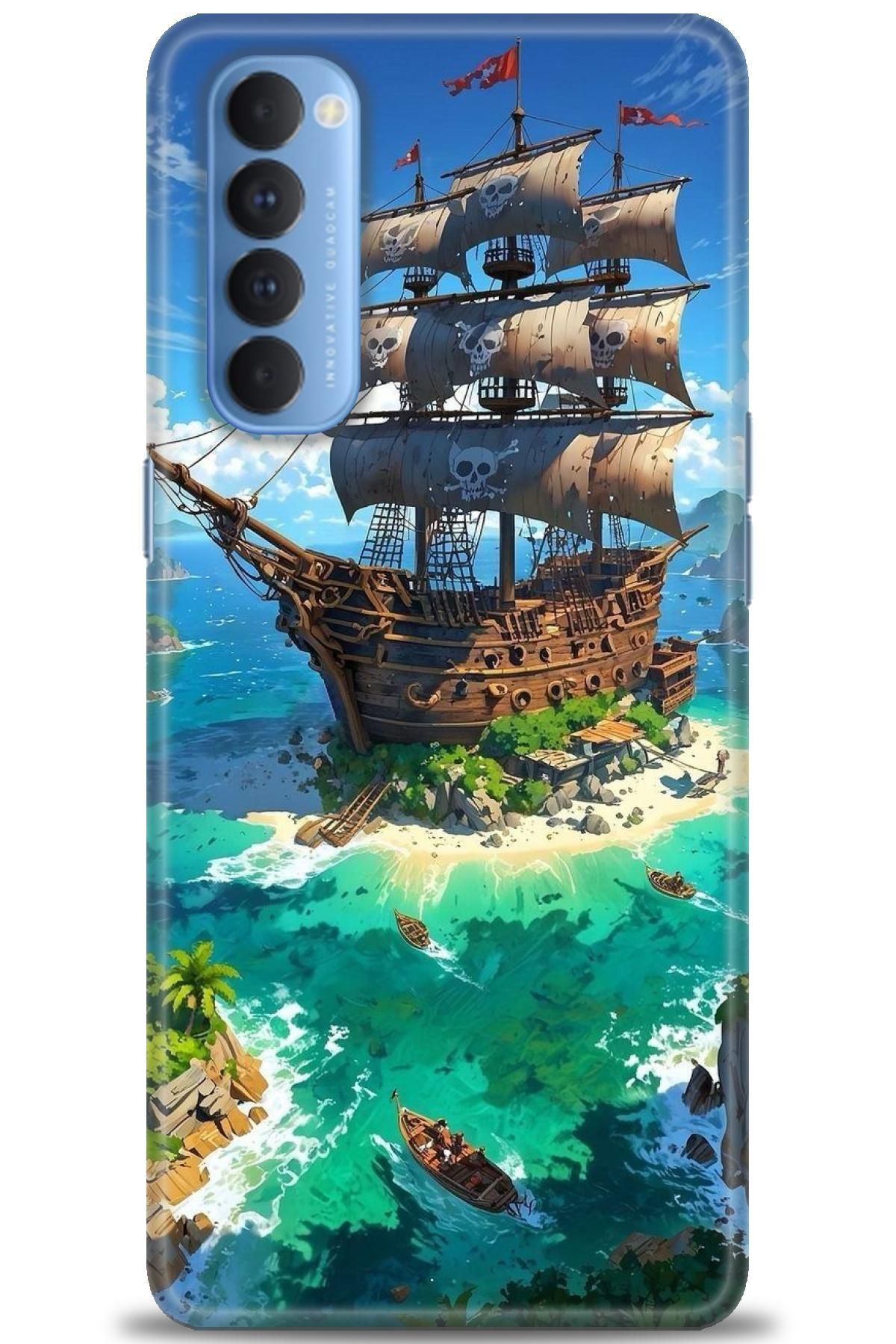 OPPO Reno 4 Pro İle Uyumlu HD Baskılı Desenli Silikon Kılıf - 2497