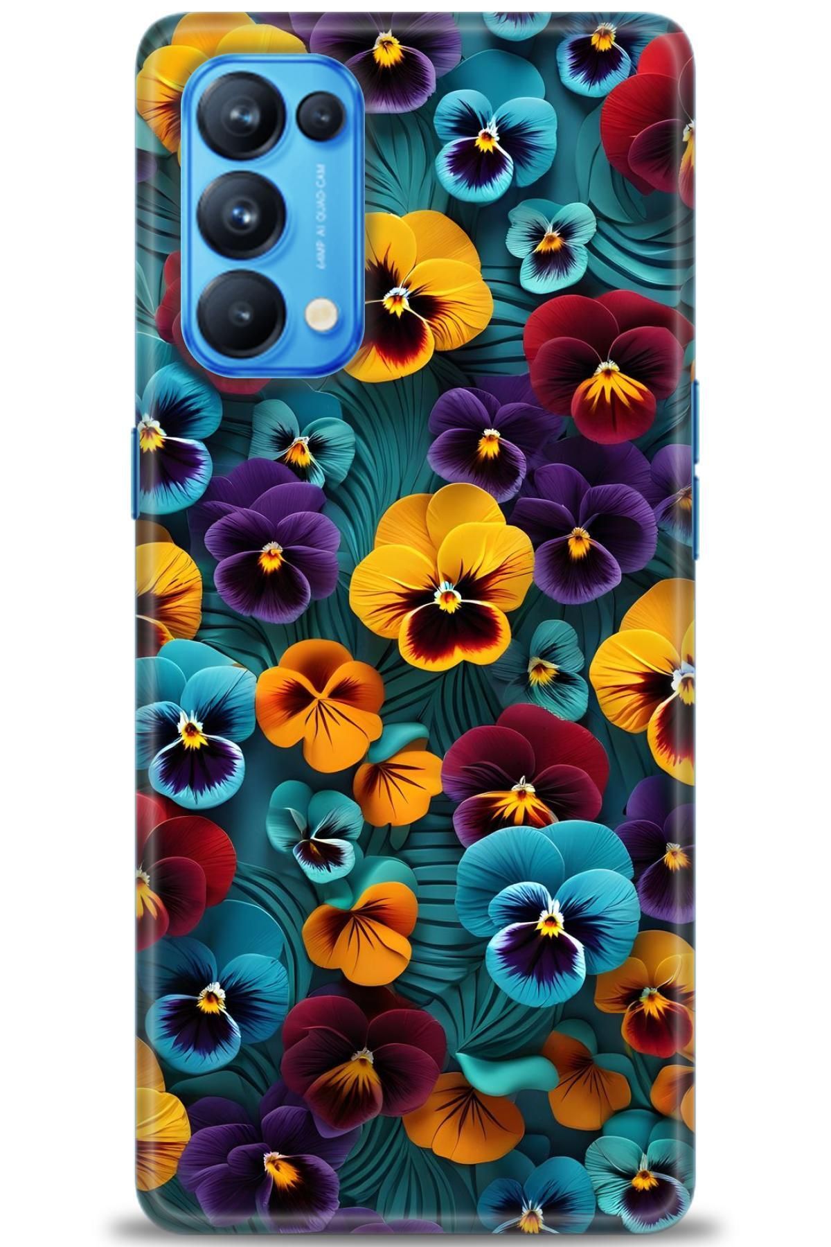 OPPO Reno 5 Pro İle Uyumlu HD Baskılı Silikon Kılıf / ÖzelSeri Oppo - 2177