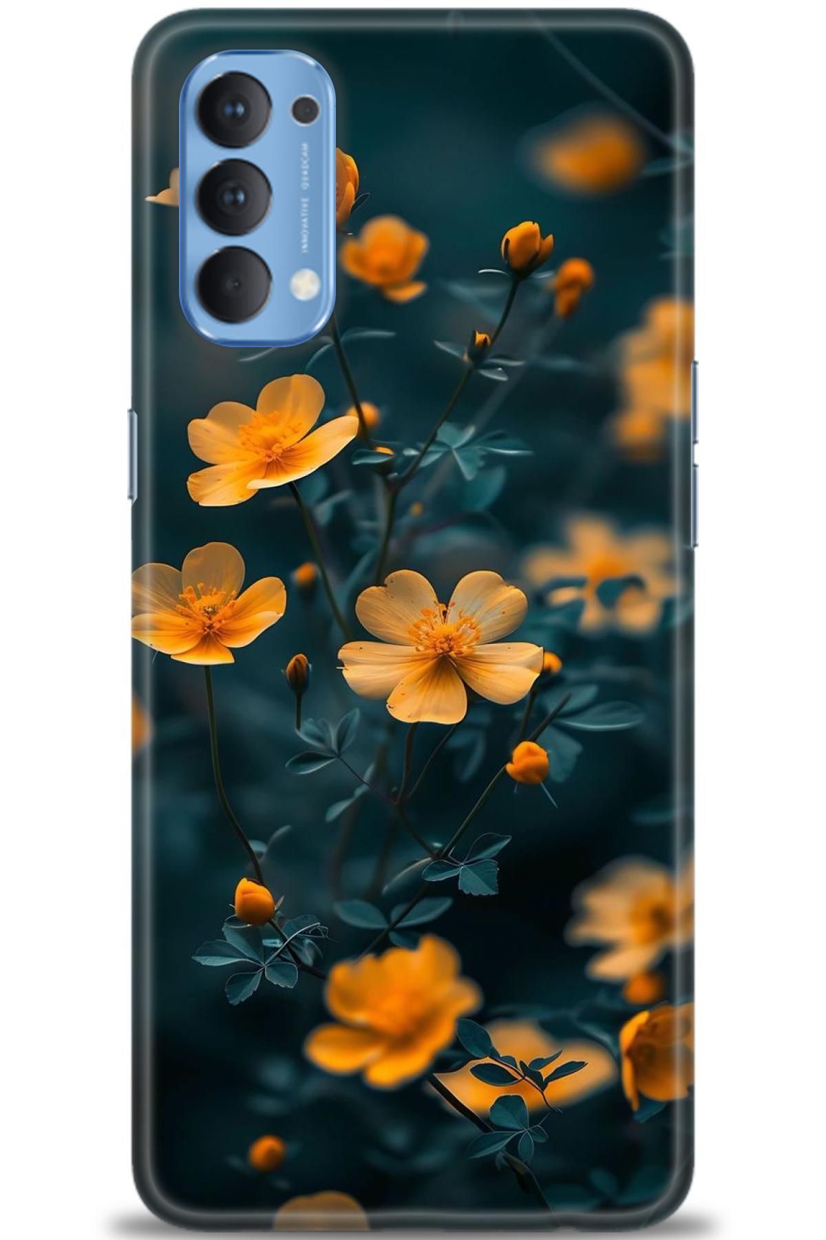 OPPO Reno 4 İle Uyumlu HD Baskılı Silikon Kılıf / ÖzelSeri Oppo - 2465
