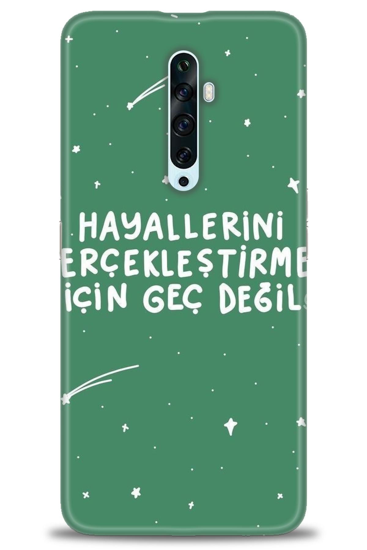 OPPO Reno 2Z İle Uyumlu HD Baskılı Desenli Silikon Kılıf - 2460