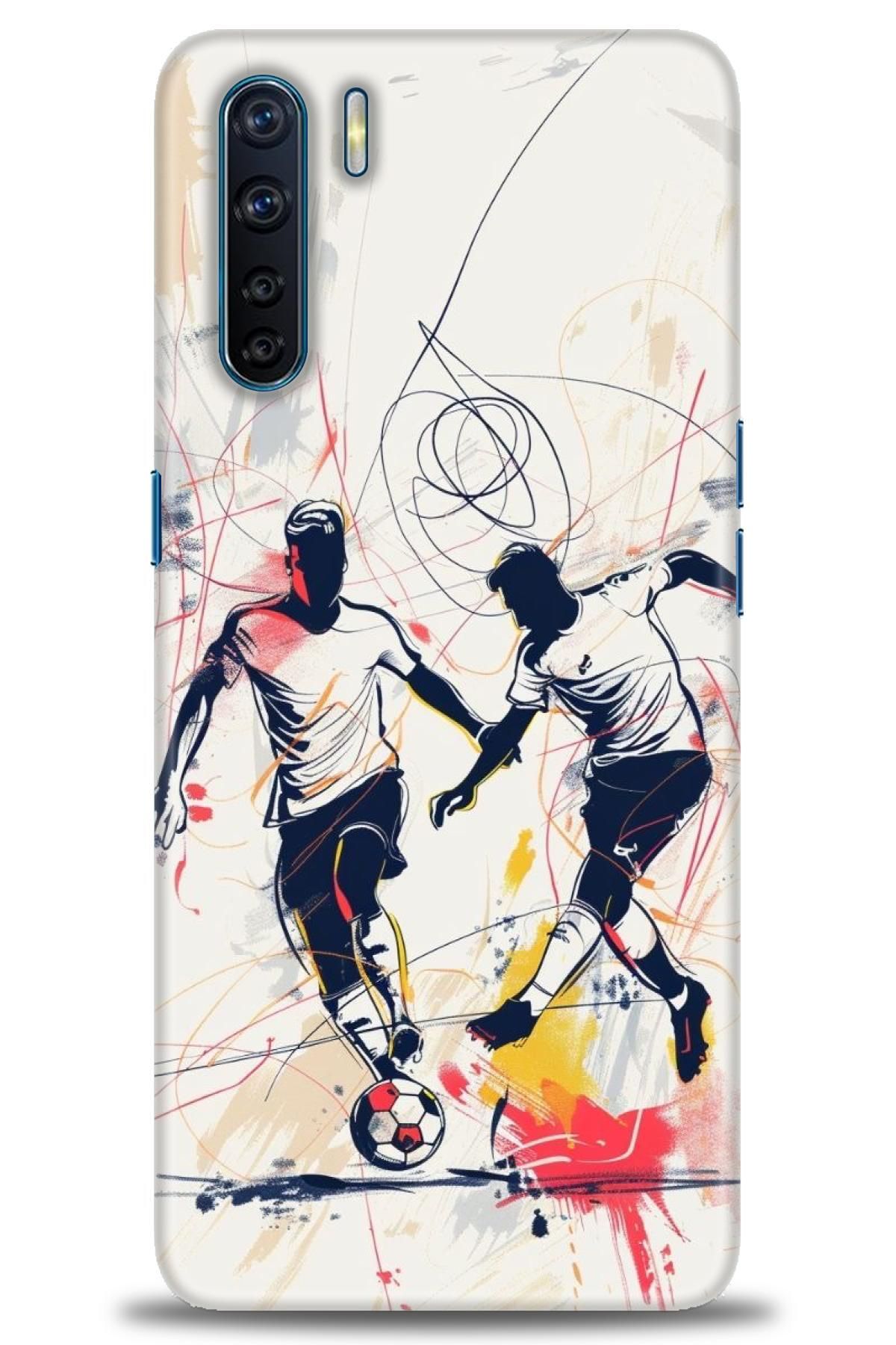 OPPO A91 / Reno 3 İle Uyumlu HD Baskılı Desenli Silikon Kılıf - 2174