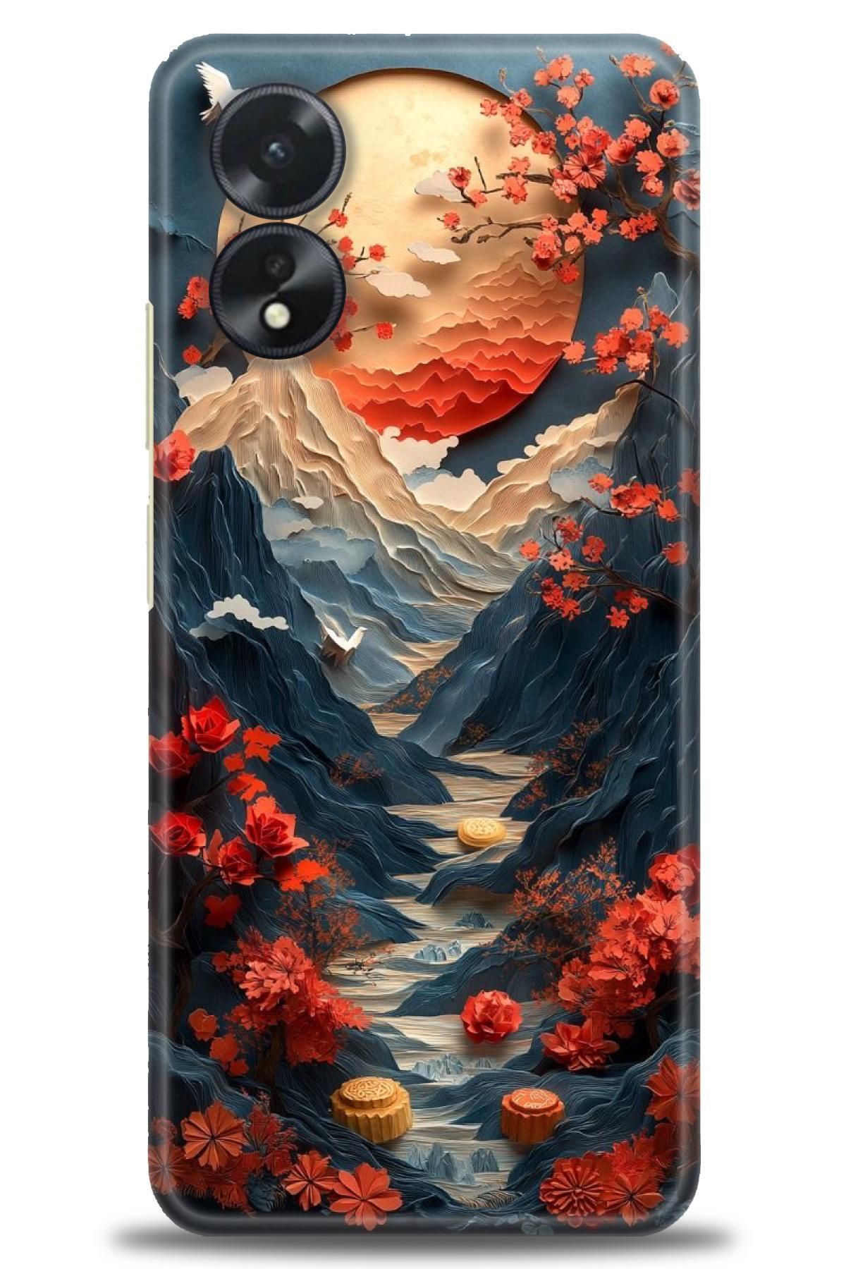 OPPO A38 İle Uyumlu HD Baskılı Desenli Silikon Kılıf - 2955