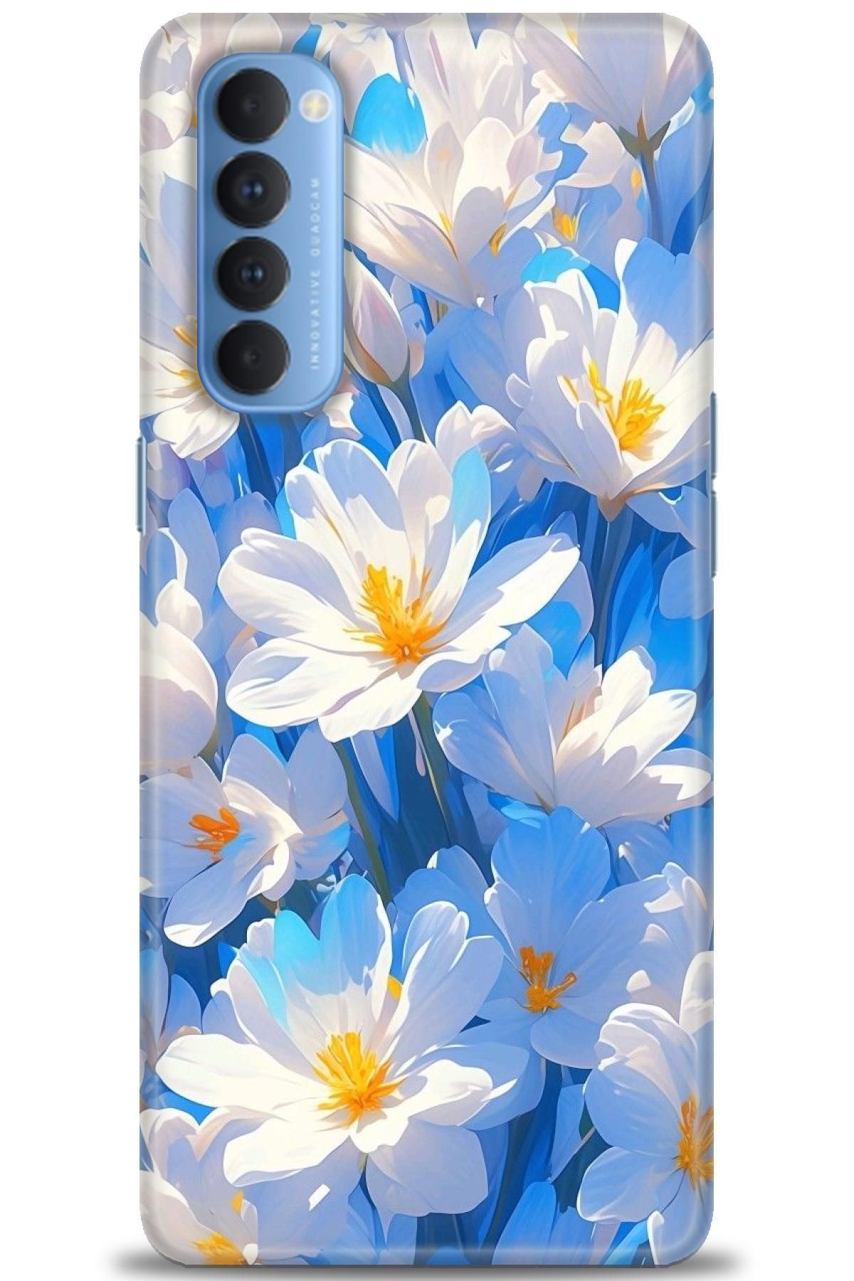 OPPO Reno 4 Pro İle Uyumlu HD Baskılı Desenli Silikon Kılıf - 2061
