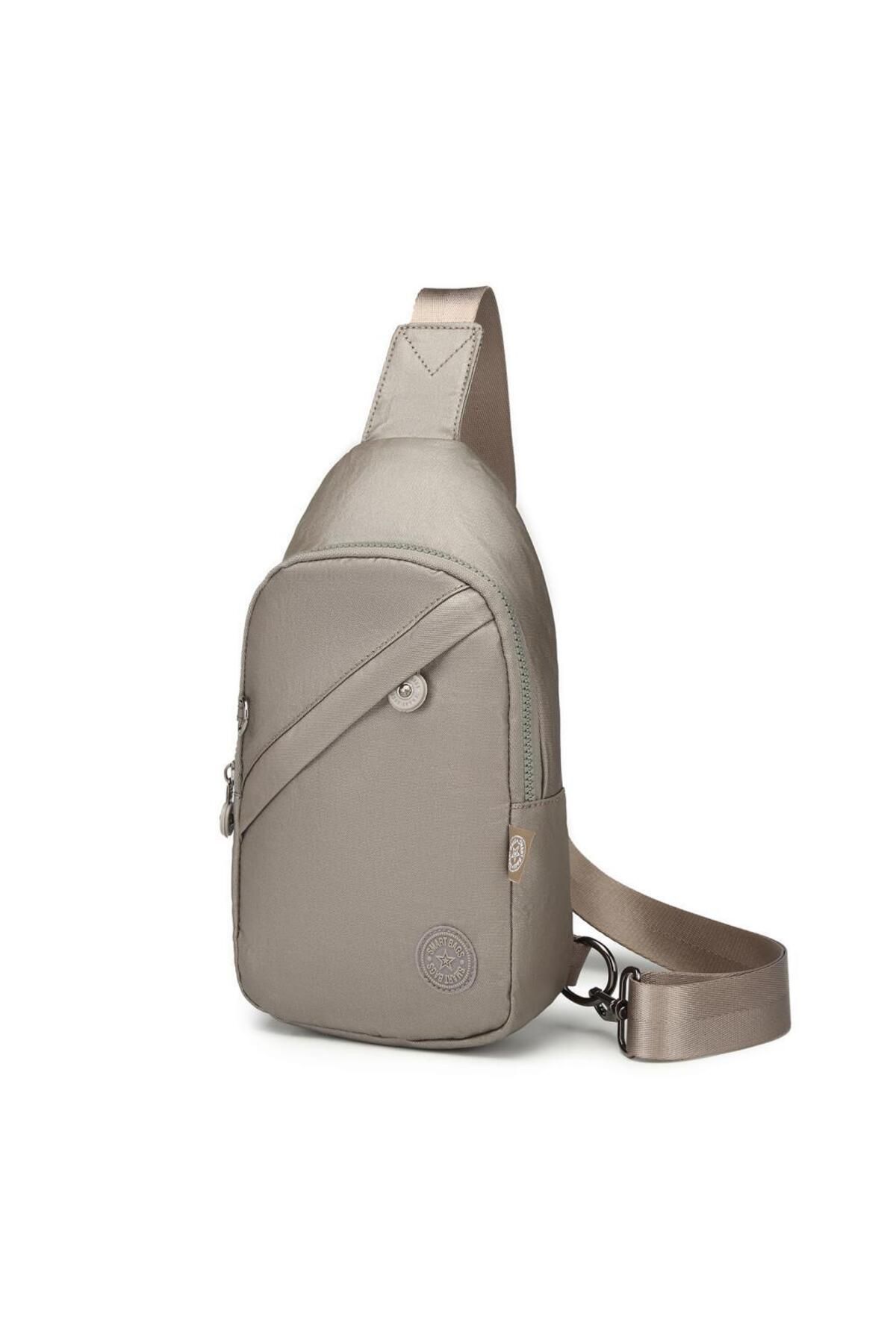 SMART BAGS Metalik Kumaş Smart Bags Bodybag Postacı Çantası Kadın 1239