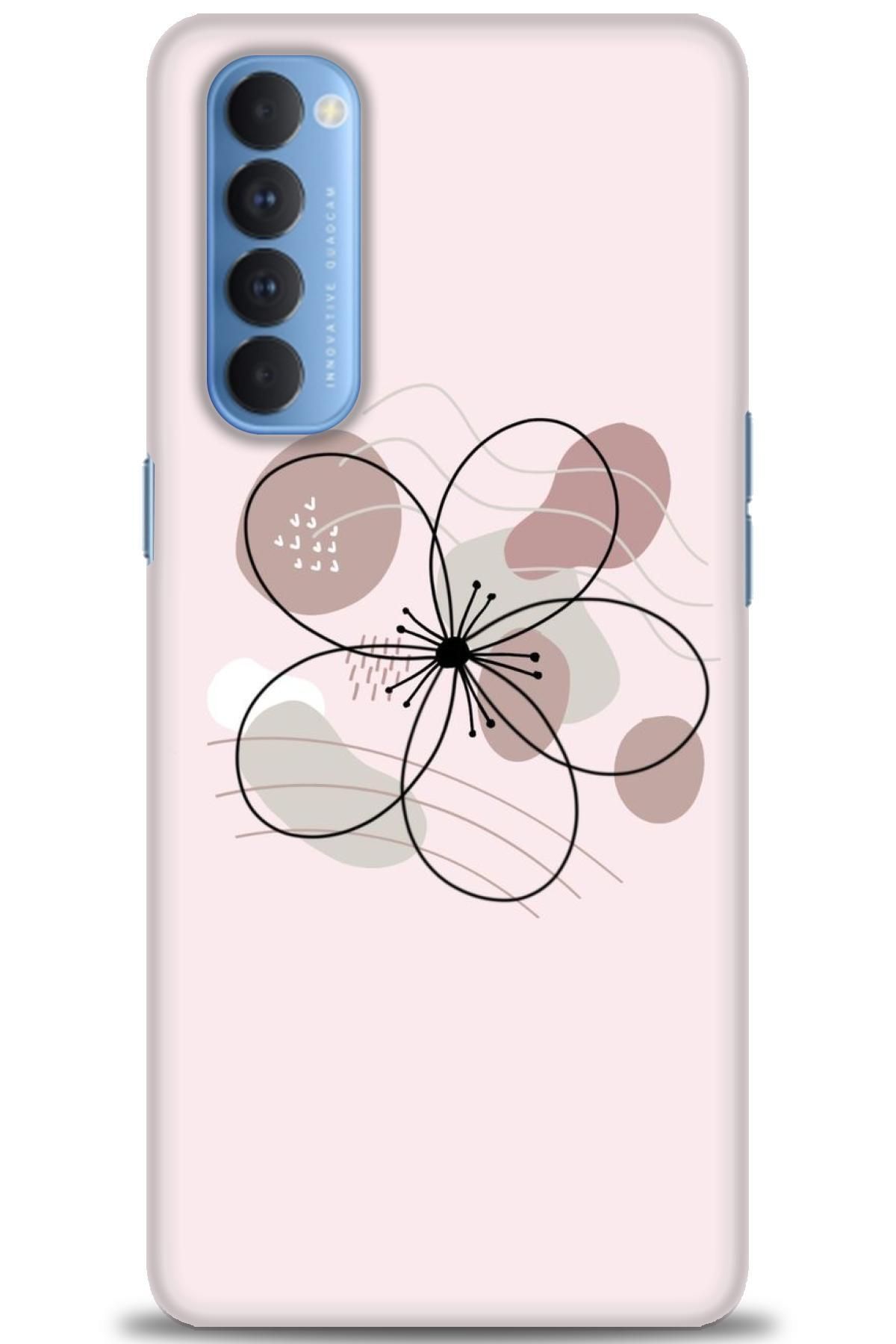 OPPO Reno 4 Pro İle Uyumlu HD Baskılı Desenli Silikon Kılıf - 2564