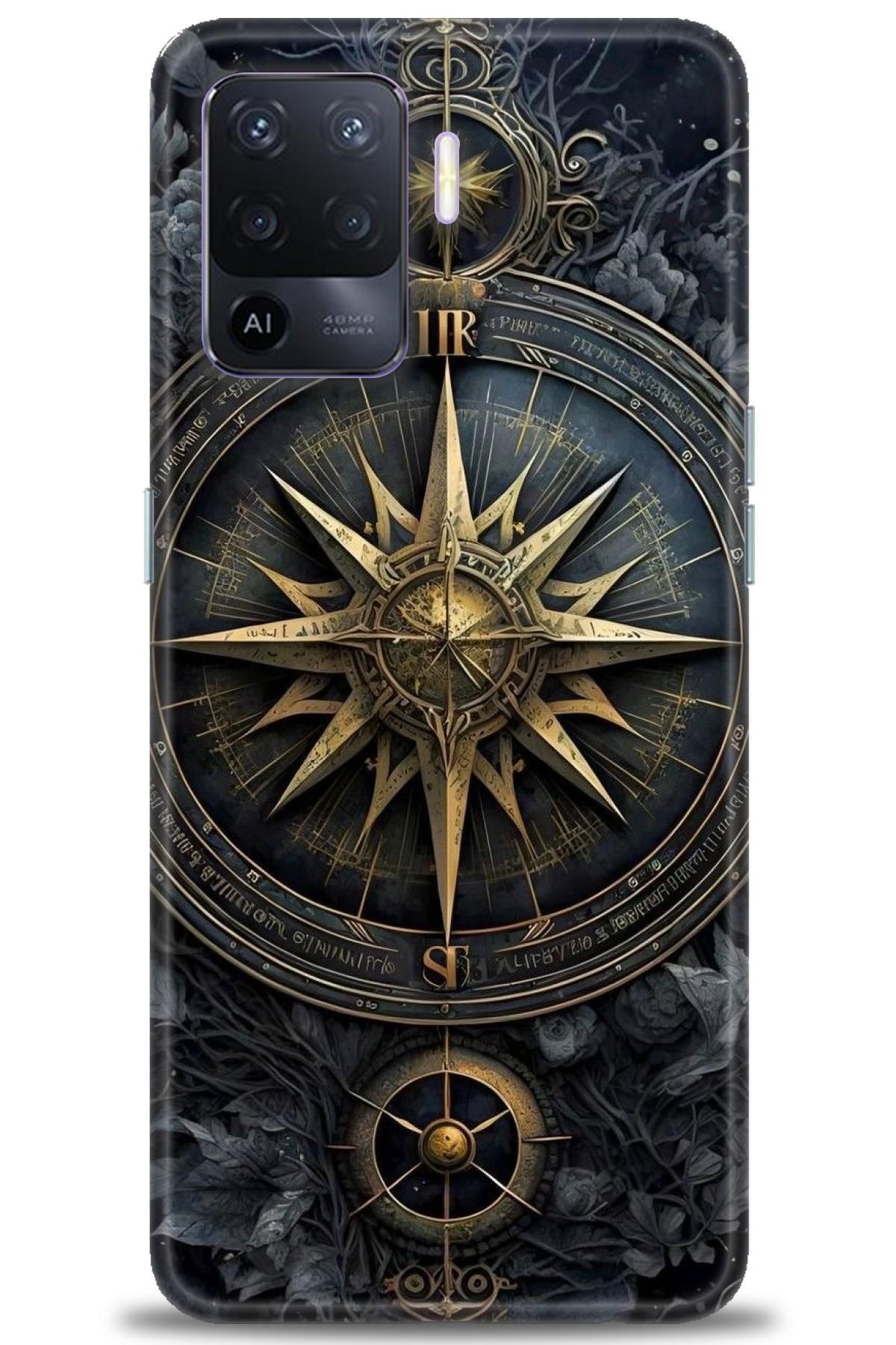 OPPO Reno 5 Lite İle Uyumlu HD Baskılı Desenli Silikon Kılıf - 2142