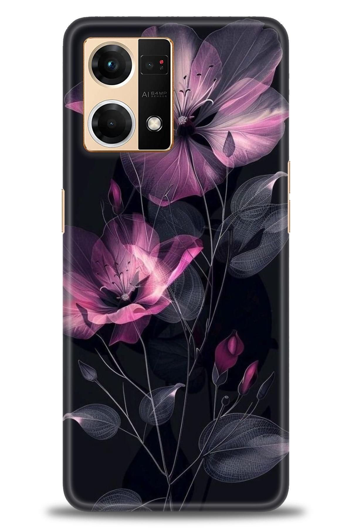 OPPO Reno 7 İle Uyumlu HD Baskılı Desenli Silikon Kılıf - 2522
