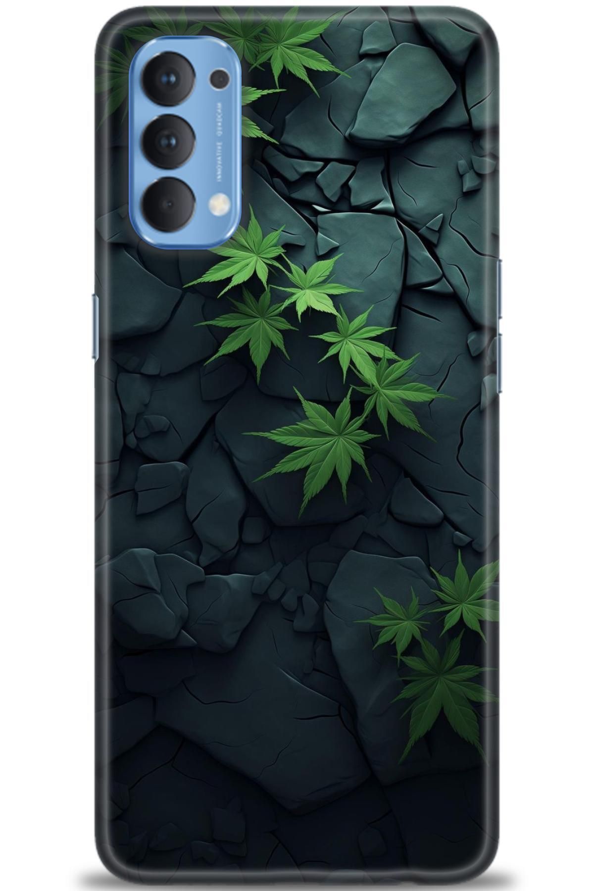 OPPO Reno 4 İle Uyumlu HD Baskılı Desenli Silikon Kılıf - 2765