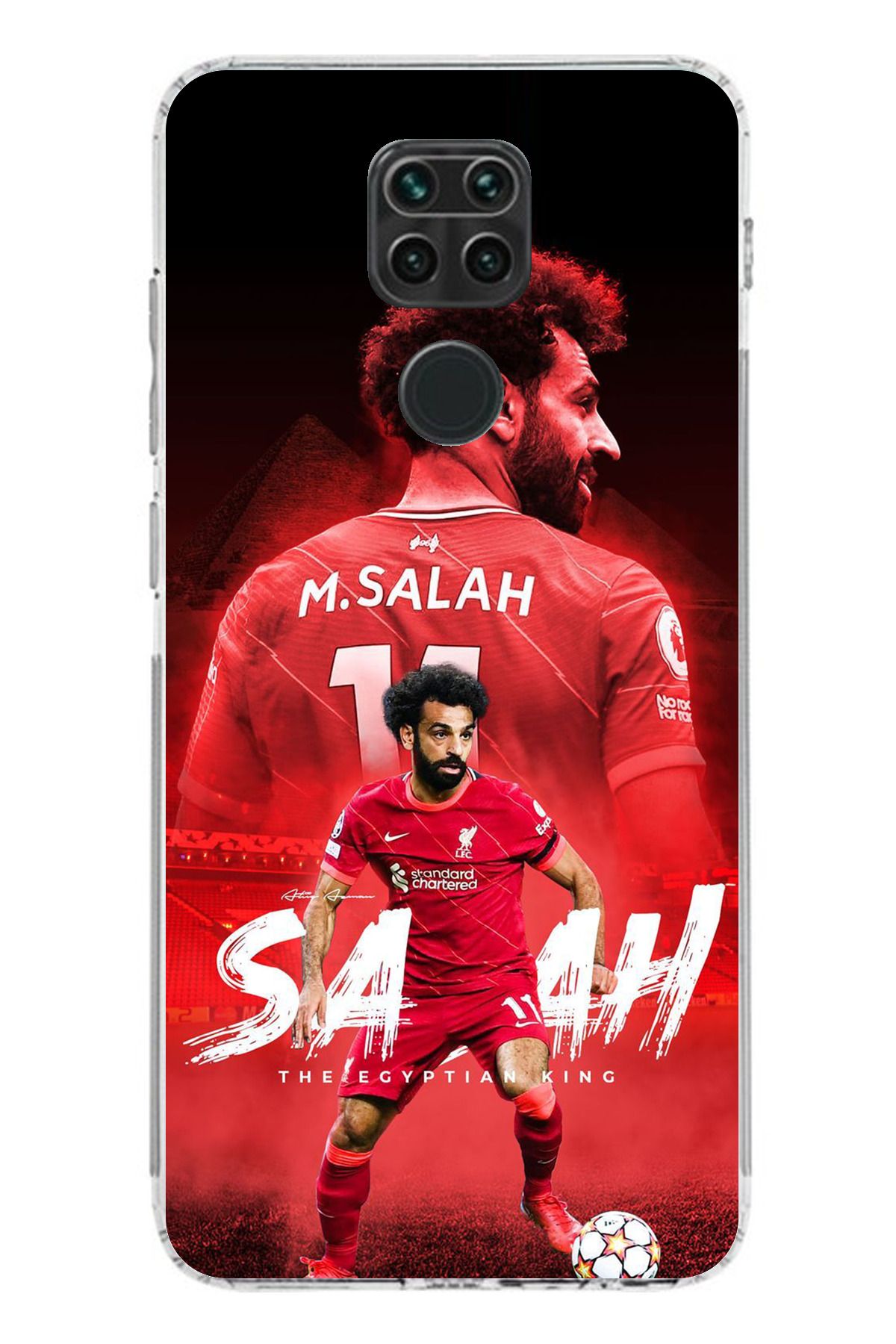TechTree Redmi Note 9 Uyumlu Muhammed Salah Şeffaf Silikon Kılıf