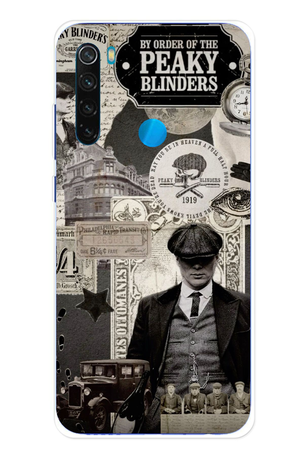 TechTree Redmi Note 8 Uyumlu Peaky Blinders Şeffaf Silikon Kılıf