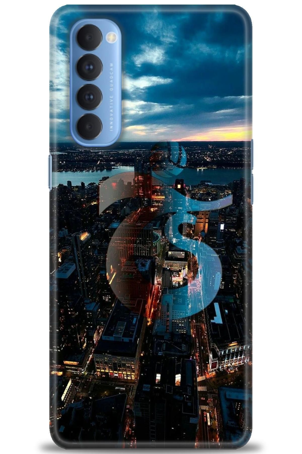 OPPO Reno 4 Pro İle Uyumlu HD Baskılı Desenli Silikon Kılıf - 2429