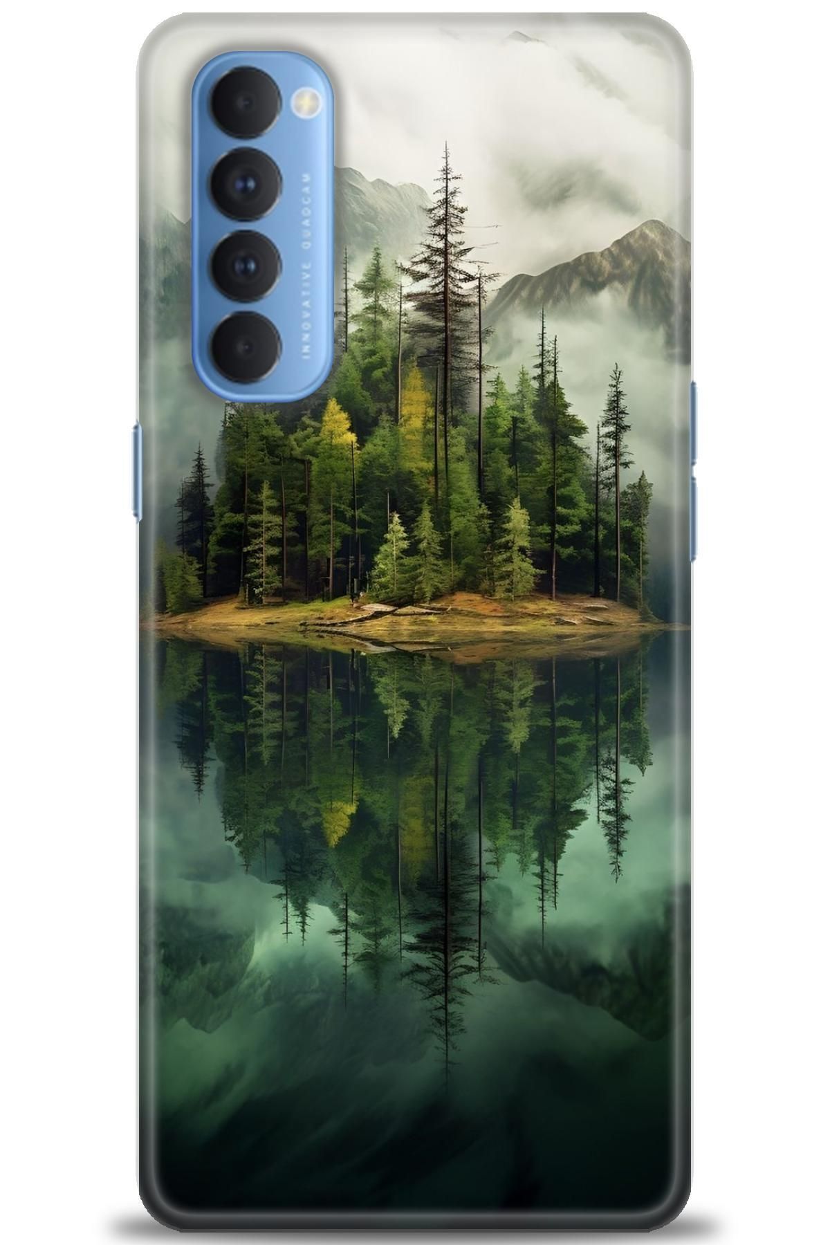 OPPO Reno 4 Pro İle Uyumlu HD Baskılı Desenli Silikon Kılıf - 2549