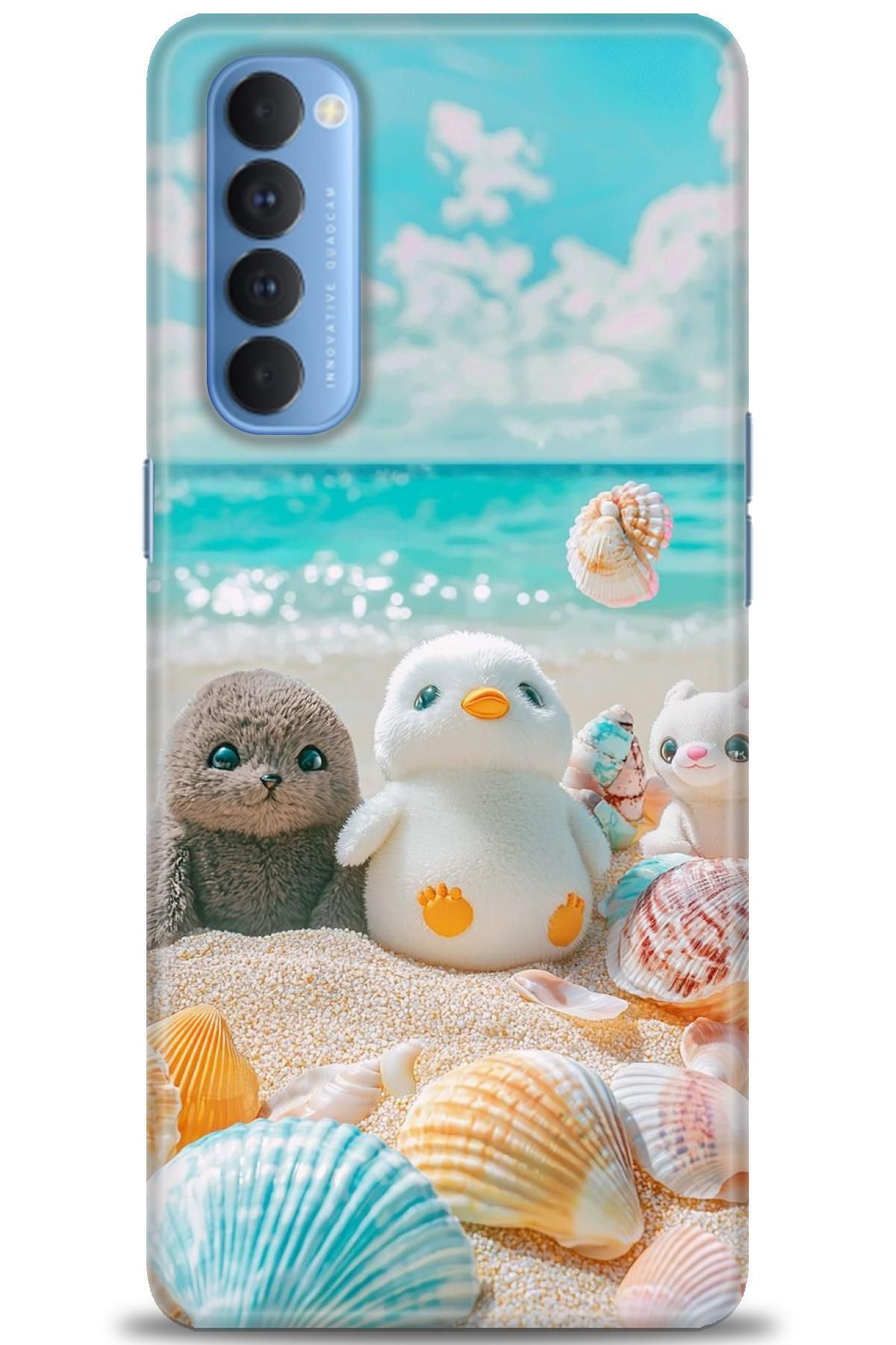 OPPO Reno 4 Pro İle Uyumlu HD Baskılı Desenli Silikon Kılıf - 2812