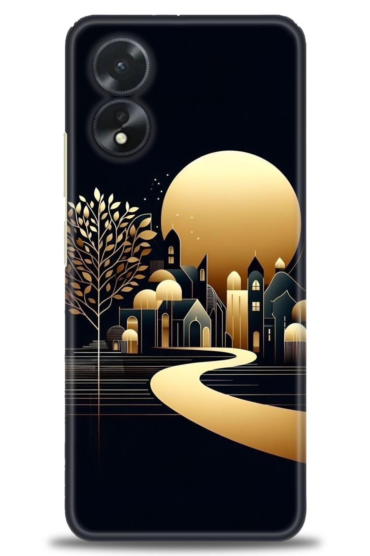 OPPO A38 İle Uyumlu HD Baskılı Desenli Silikon Kılıf - 2996