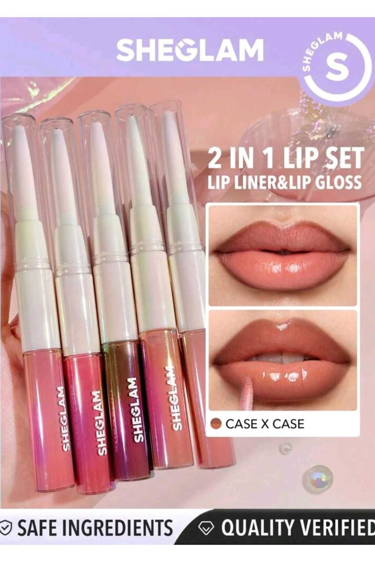 SHEGLAM LİP RULES LİNER & GLOSS PEN . DUDAK KALEMİ İLE DUDAK PARLATICISI