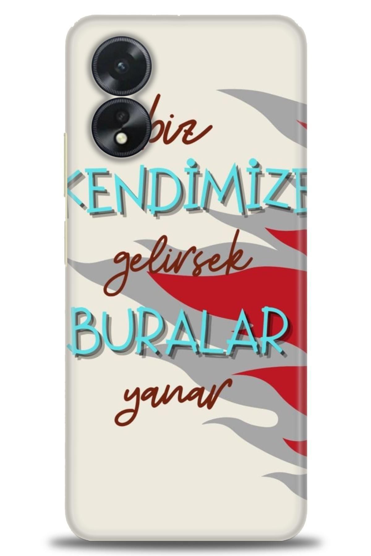 OPPO A38 İle Uyumlu HD Baskılı Desenli Silikon Kılıf - 2537