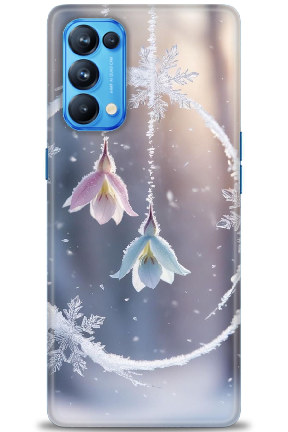 OPPO Reno 5 Pro İle Uyumlu HD Baskılı Silikon Kılıf / ÖzelSeri Oppo - 2401