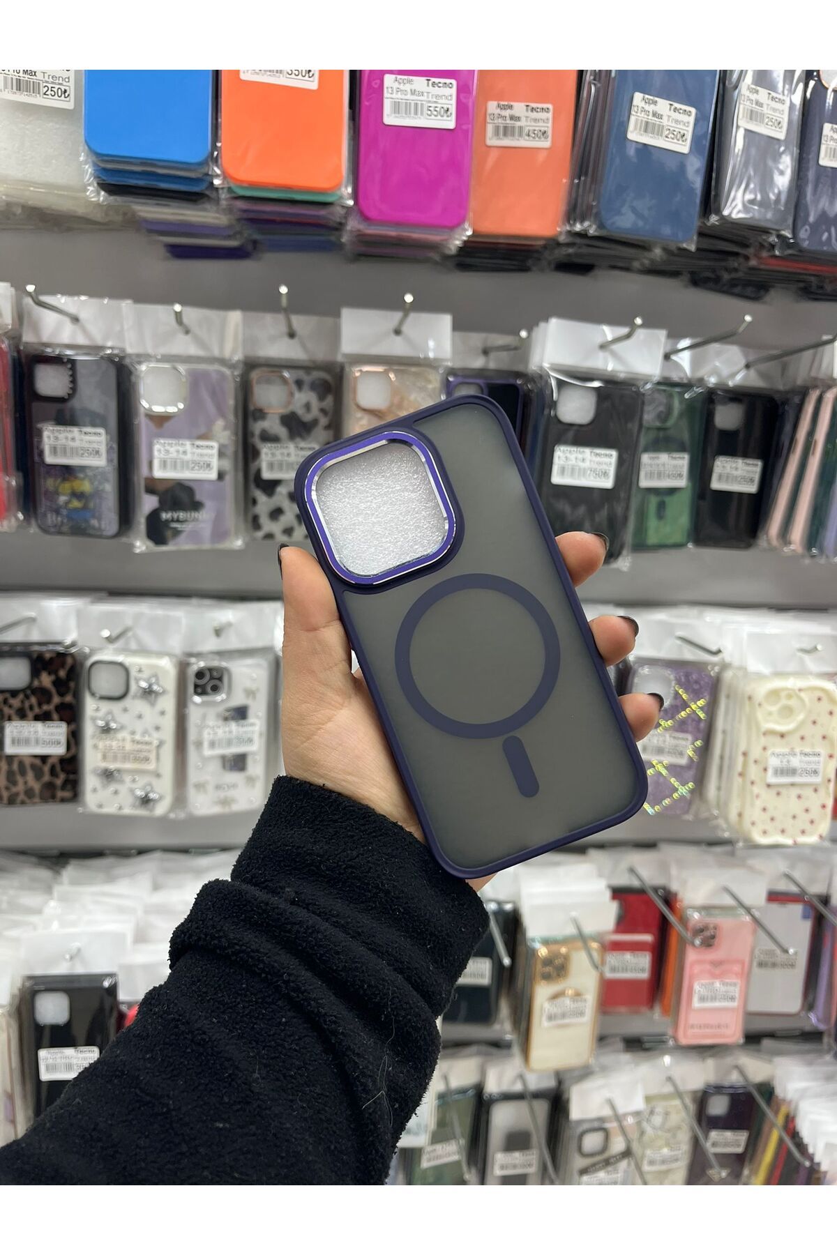TECNOTREND Apple İphone 14 Pro Uyumlu magsafe özellikli mat silikon kılıf