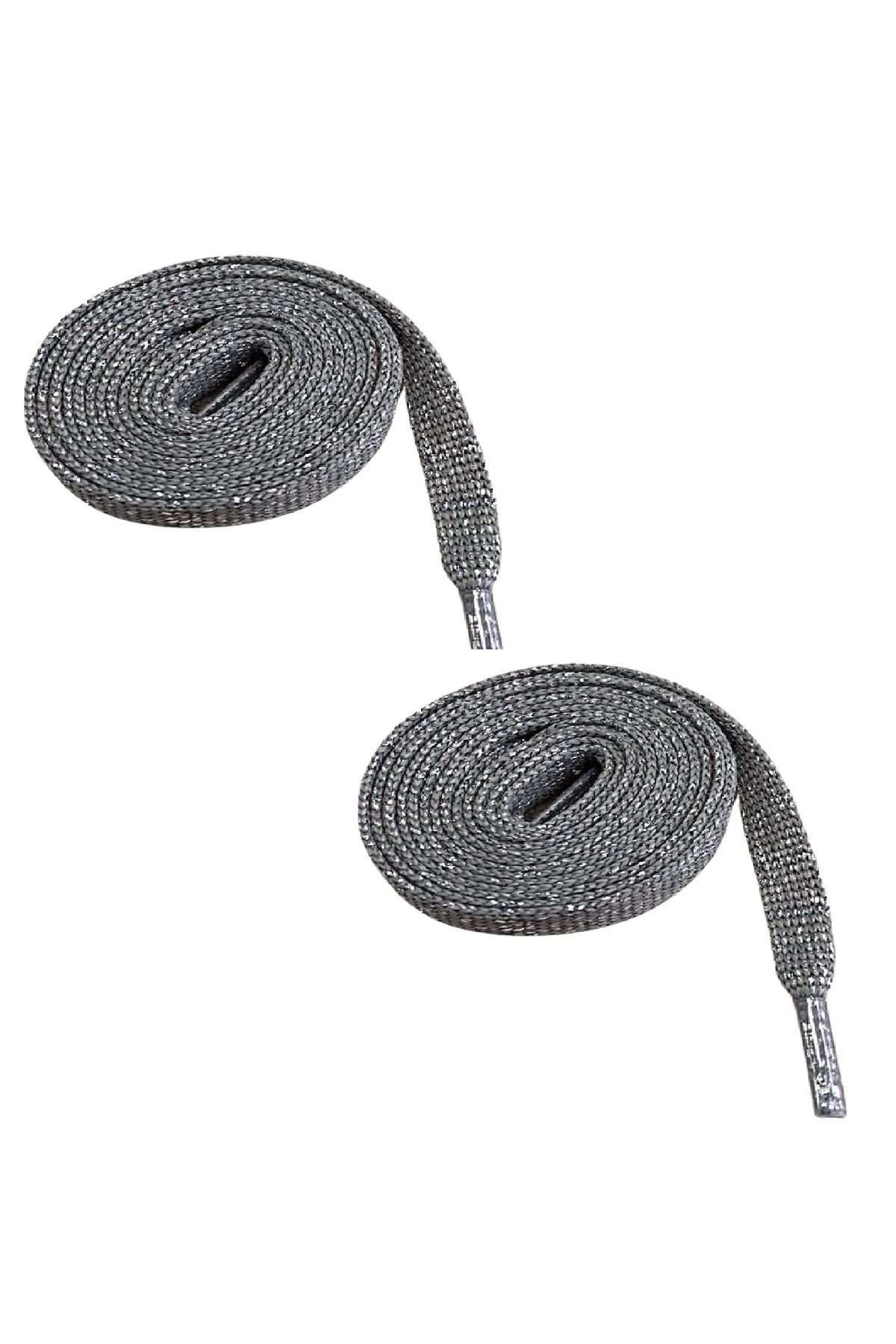 Mawrond 120 Cm, Yassı Parlak, Altın veya Gümüş Simli Ayakkabı Bağcığı, Spor Convers, Casual Bağcık
