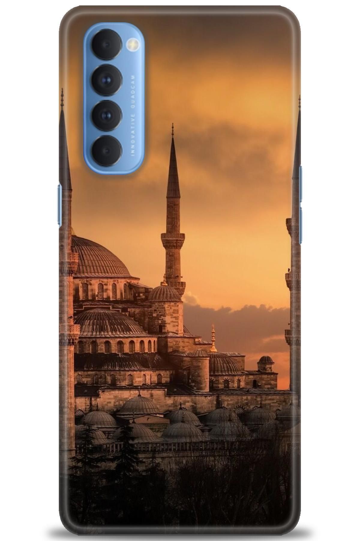 OPPO Reno 4 Pro İle Uyumlu HD Baskılı Desenli Silikon Kılıf - 2404