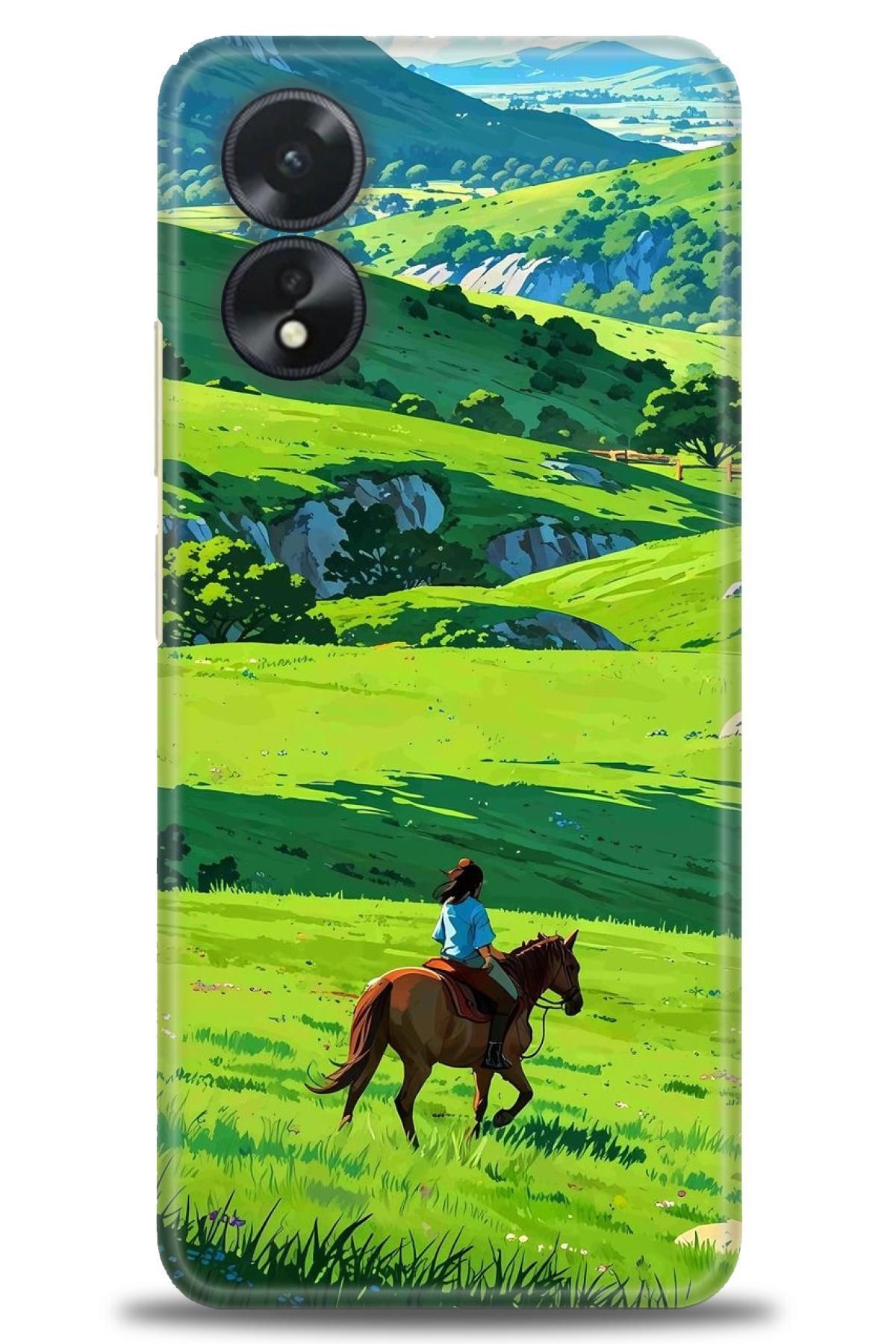 OPPO A38 İle Uyumlu HD Baskılı Desenli Silikon Kılıf - 2354