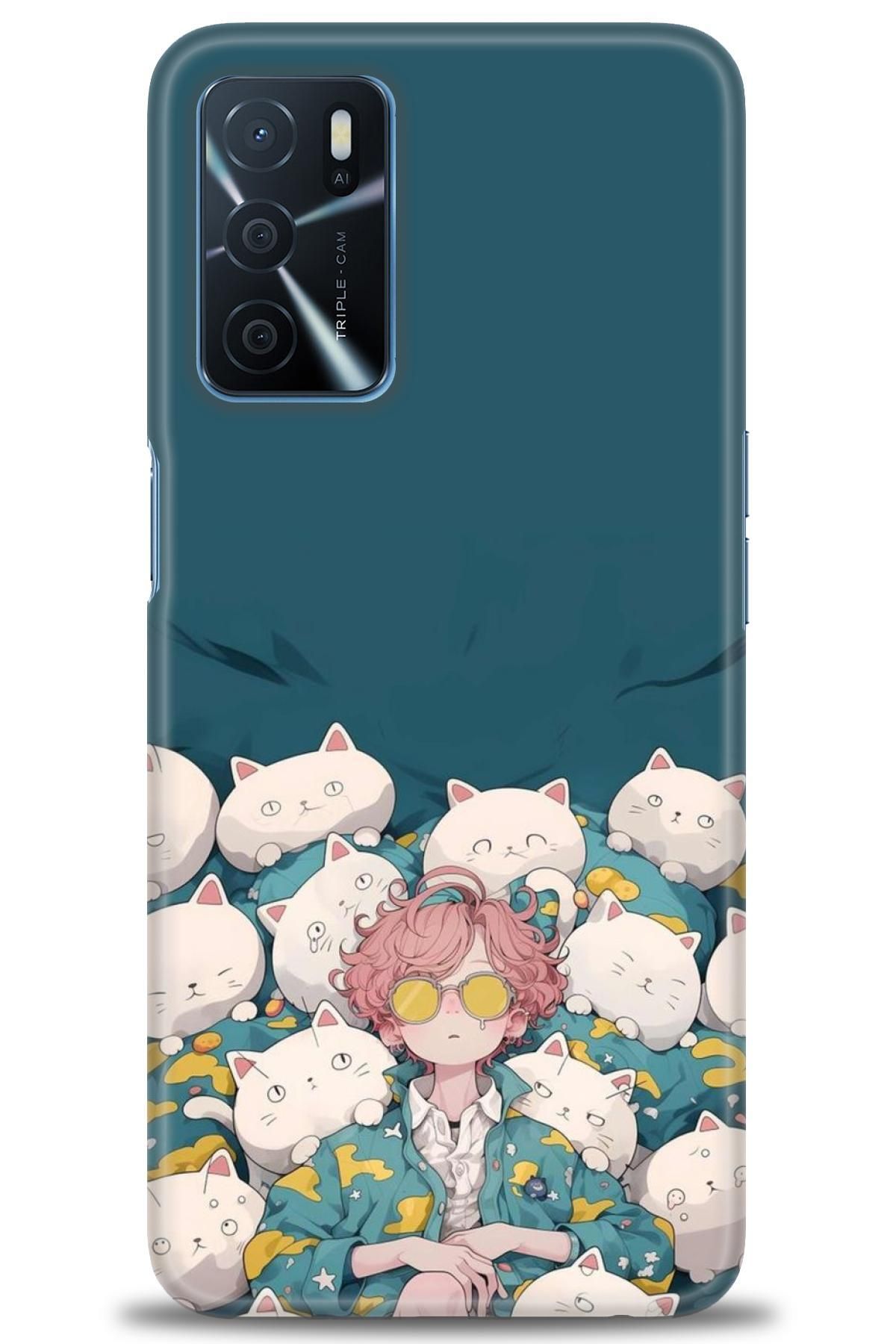 OPPO A16 / A55 İle Uyumlu HD Baskılı Desenli Silikon Kılıf - 2220