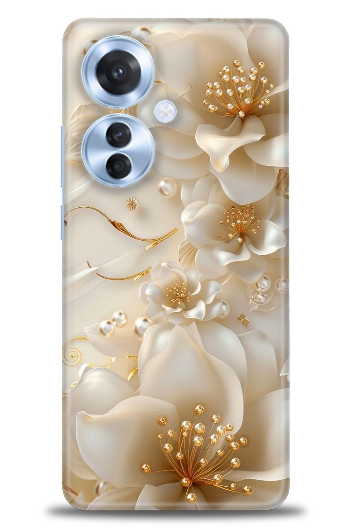 OPPO Reno 11F İle Uyumlu HD Baskılı Desenli Silikon Kılıf - 2750