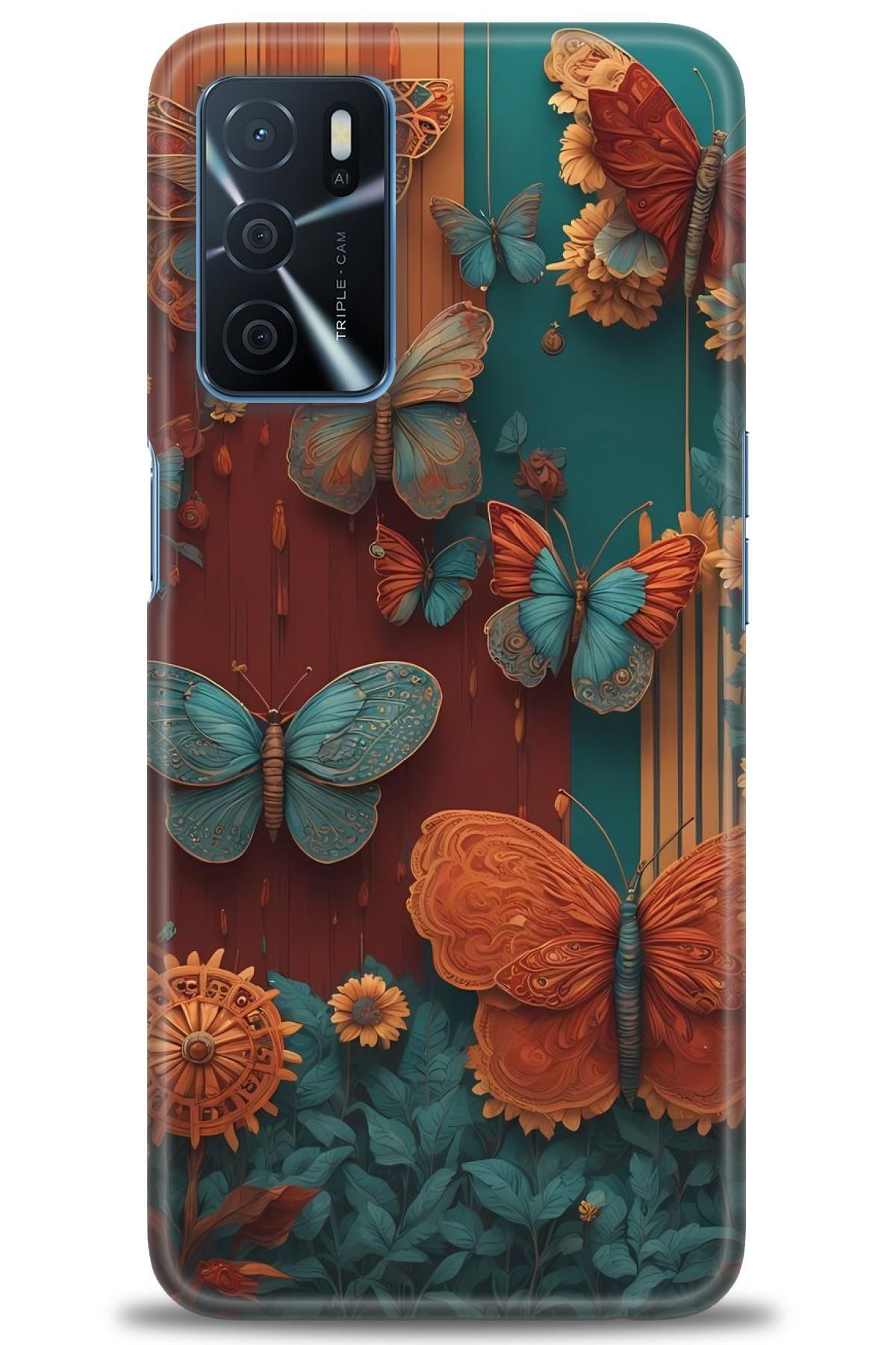 OPPO A16 / A55 İle Uyumlu HD Baskılı Desenli Silikon Kılıf - 2434