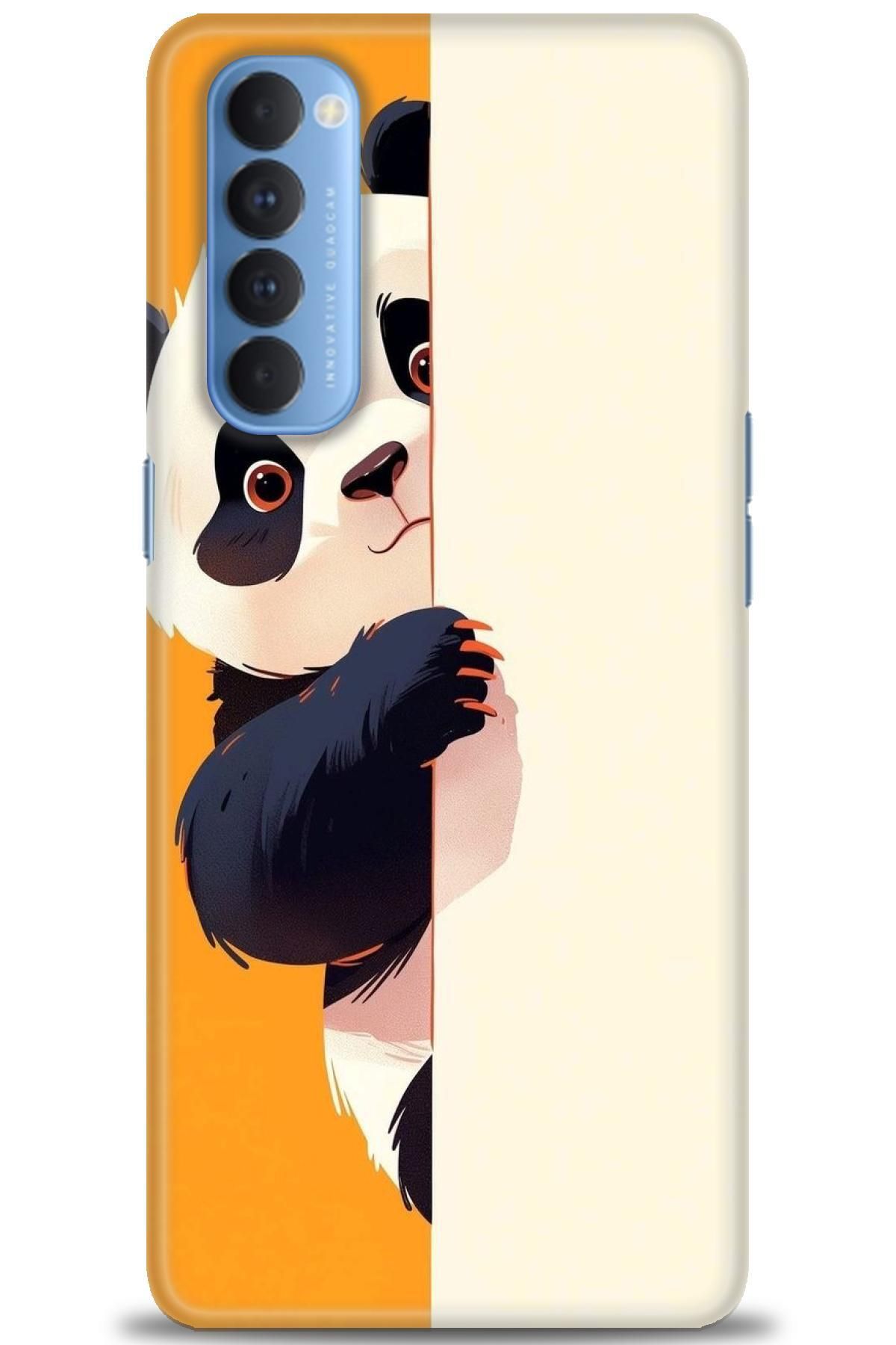 OPPO Reno 4 Pro İle Uyumlu HD Baskılı Desenli Silikon Kılıf - 2441