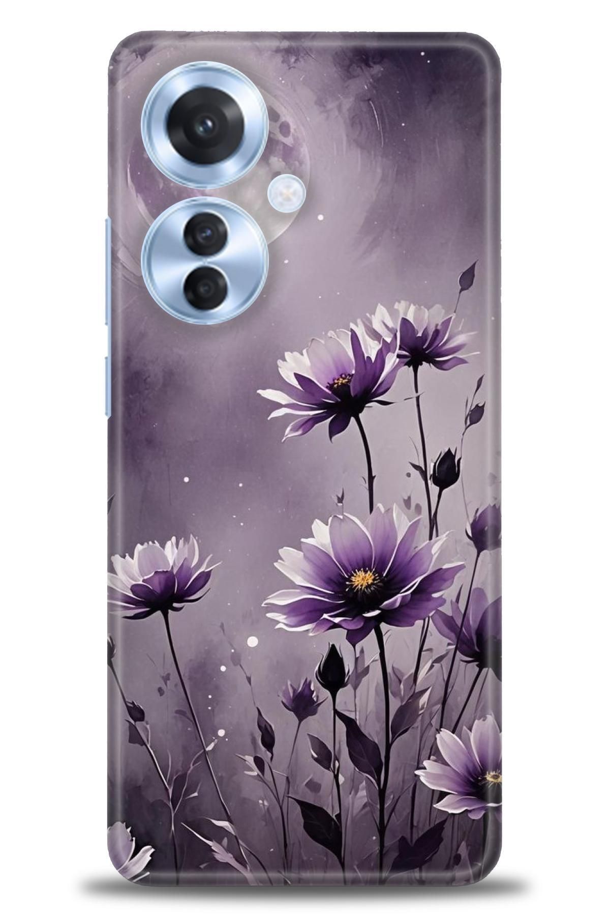 OPPO Reno 11F İle Uyumlu HD Baskılı Desenli Silikon Kılıf - 2483