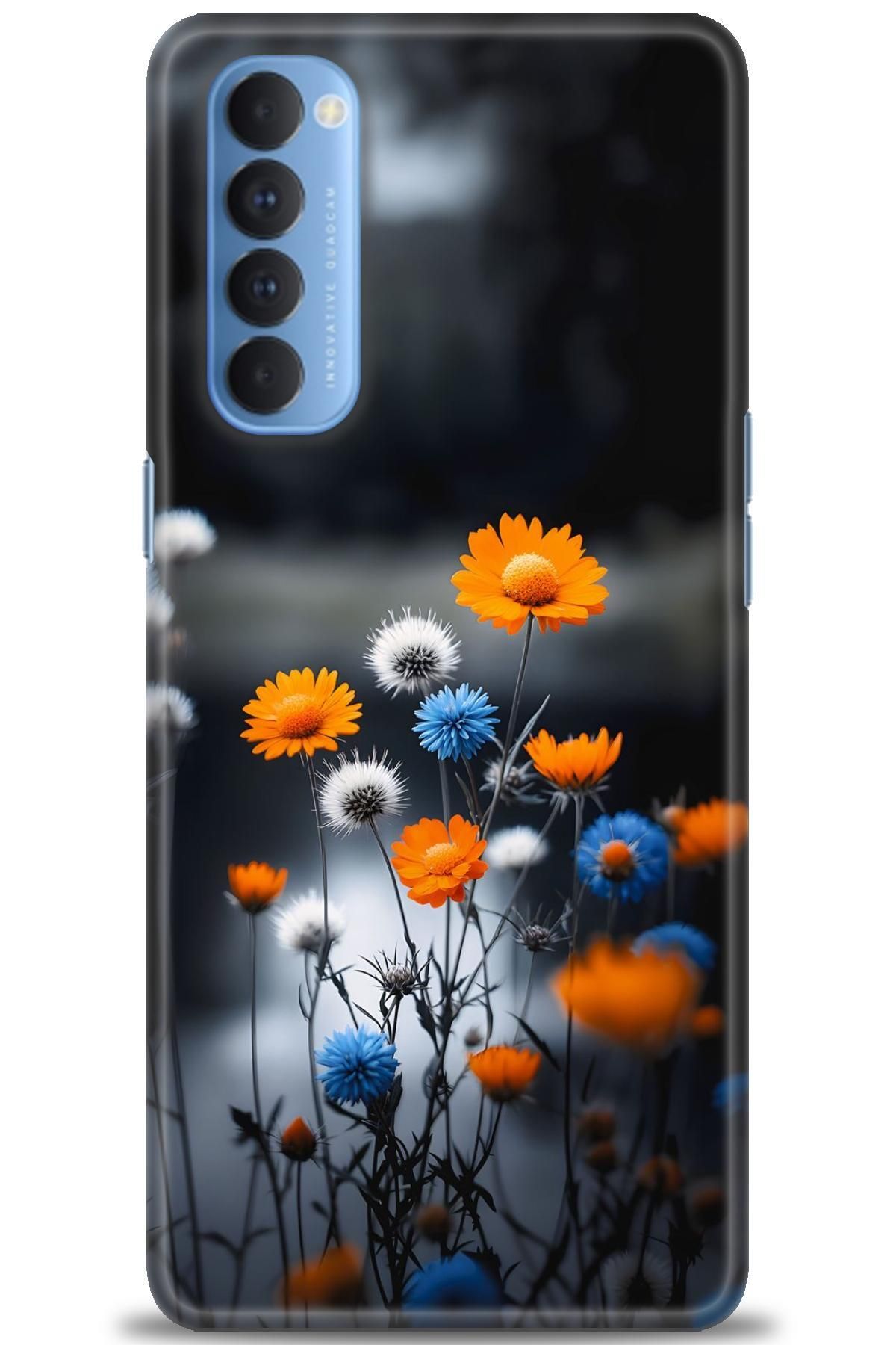 OPPO Reno 4 Pro İle Uyumlu HD Baskılı Desenli Silikon Kılıf - 2393
