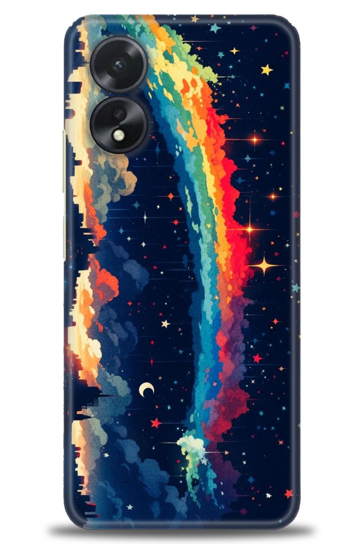 OPPO A38 İle Uyumlu HD Baskılı Desenli Silikon Kılıf - 2586
